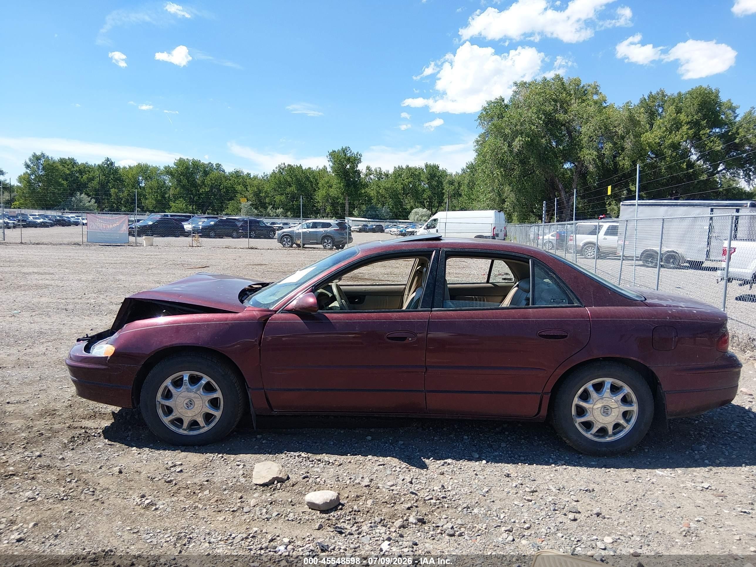 2002 Buick Regal Ls Maroon vin: 2G4WB55K521206221