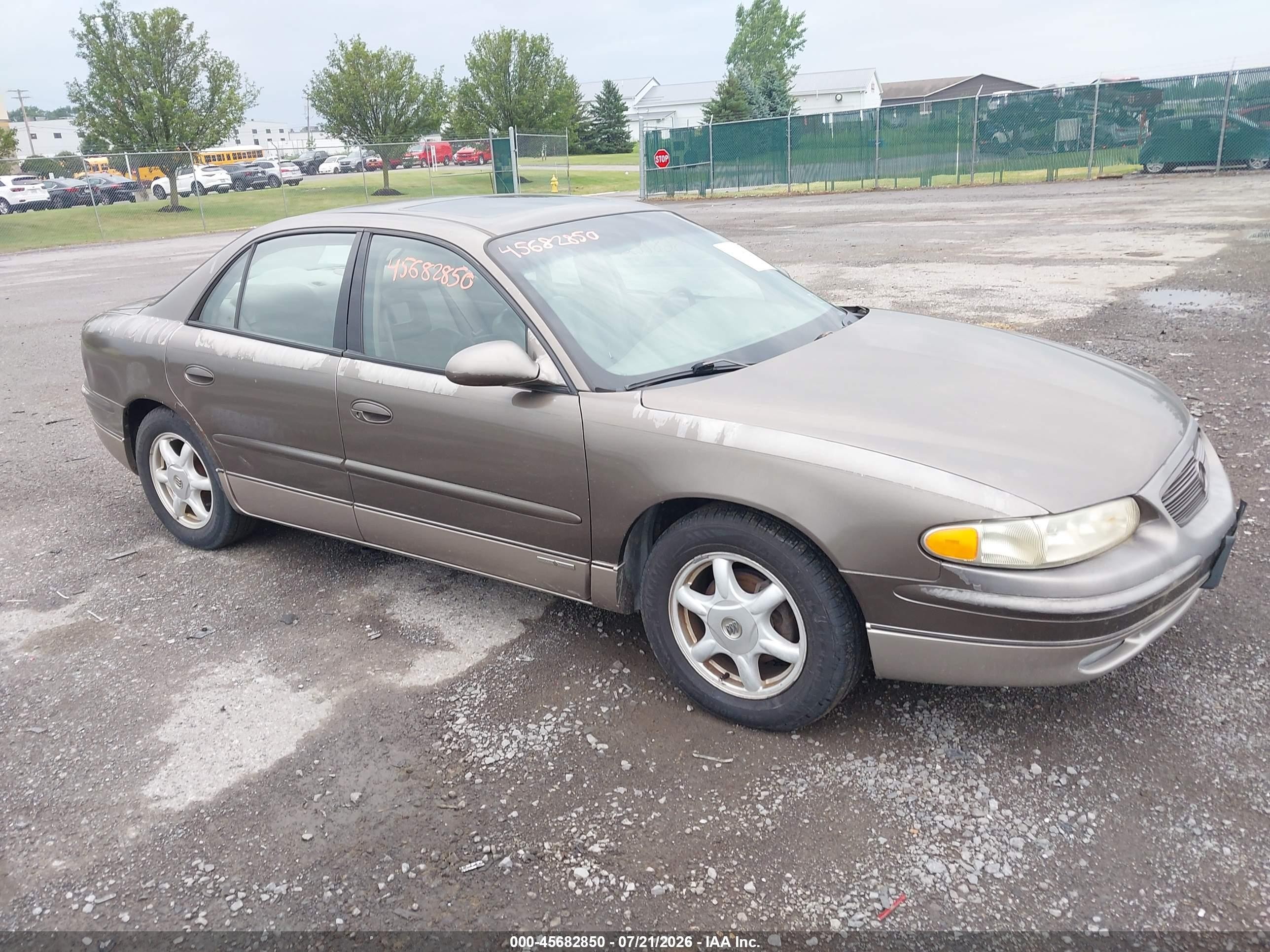 2002 Buick Regal Ls Коричневый vin: 2G4WB55KX21292416