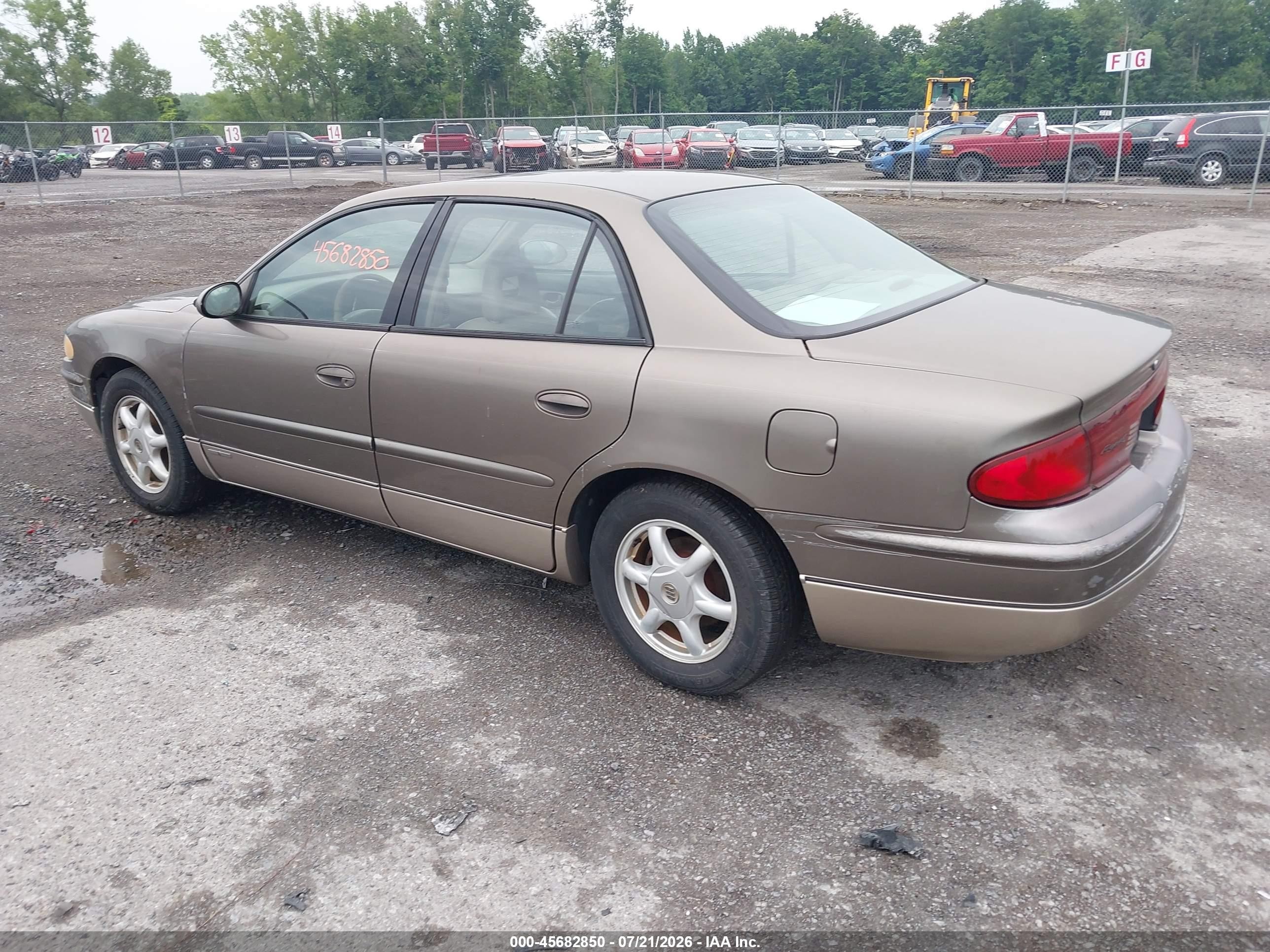 2002 Buick Regal Ls Brown vin: 2G4WB55KX21292416