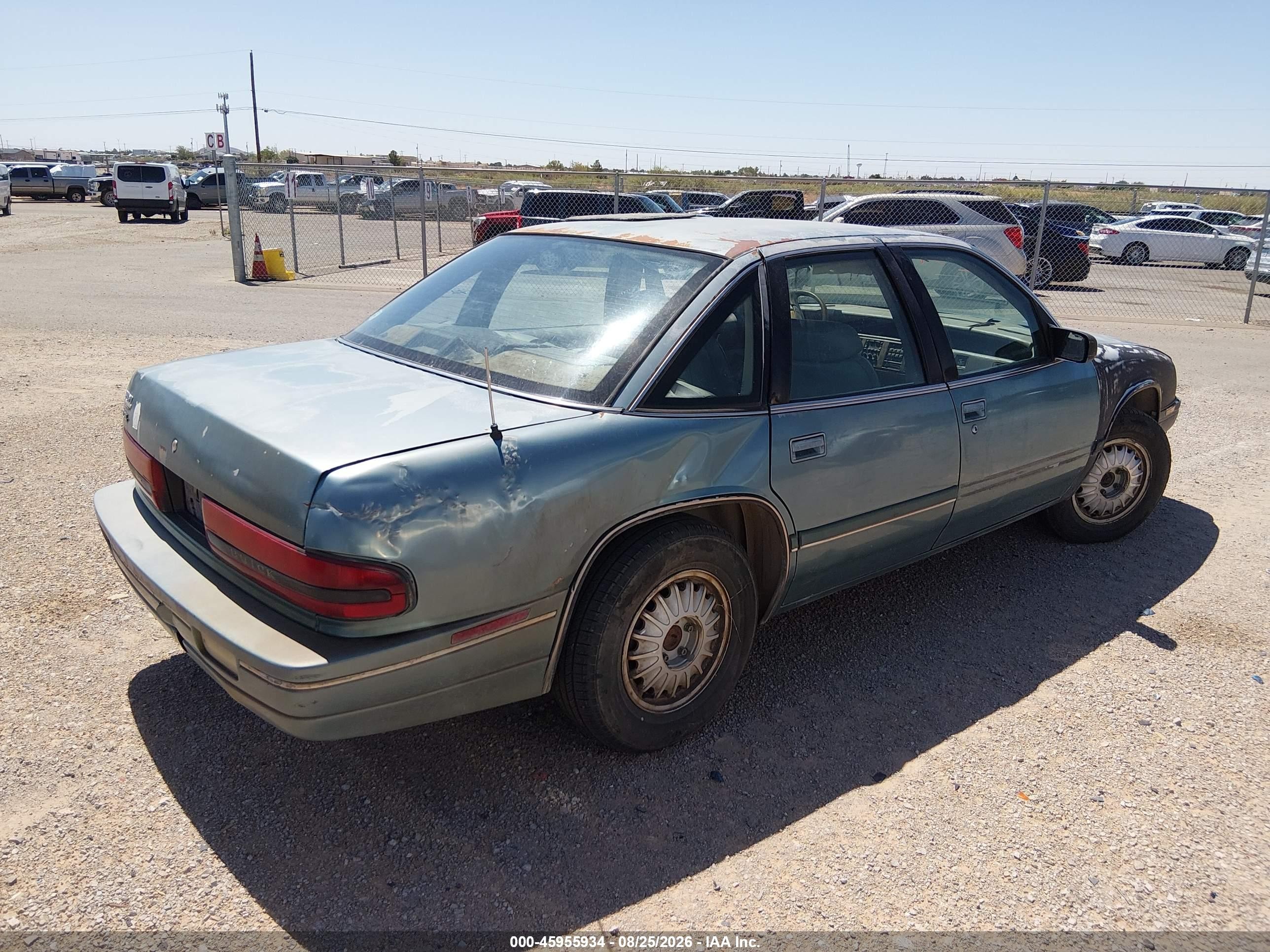 1994 Buick Regal Custom Green vin: 2G4WB55L6R1429919