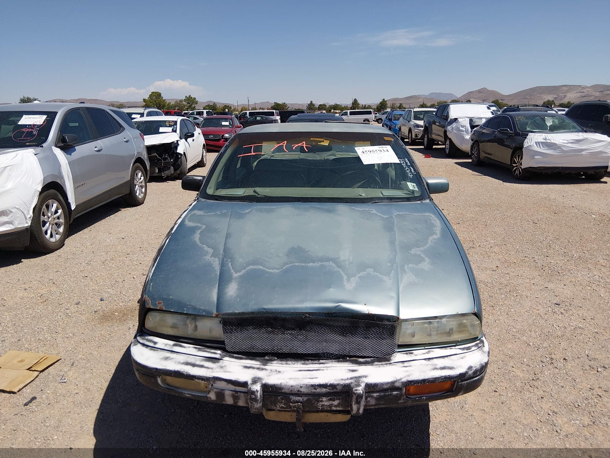 1994 Buick Regal Custom Green vin: 2G4WB55L6R1429919