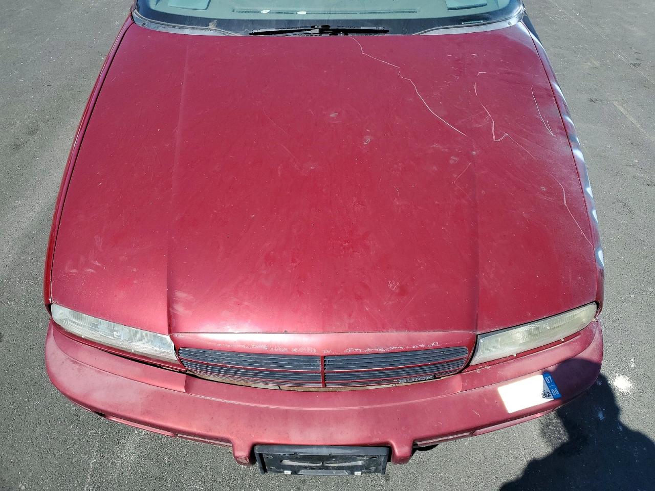 1994 Buick Regal Custom Burgundy vin: 2G4WB55L9R1491136