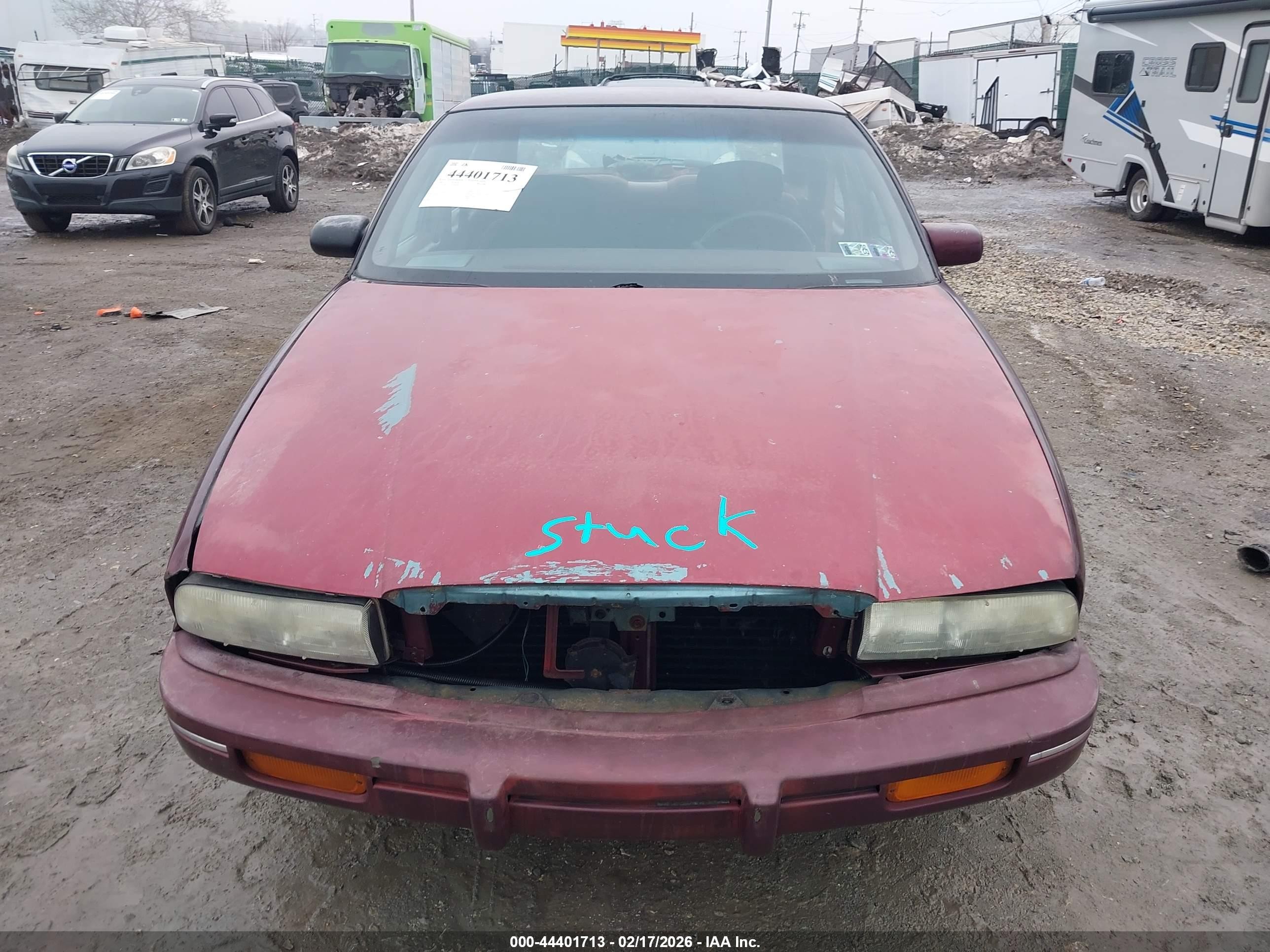 1994 Buick Regal Custom Burgundy vin: 2G4WB55LXR1468609