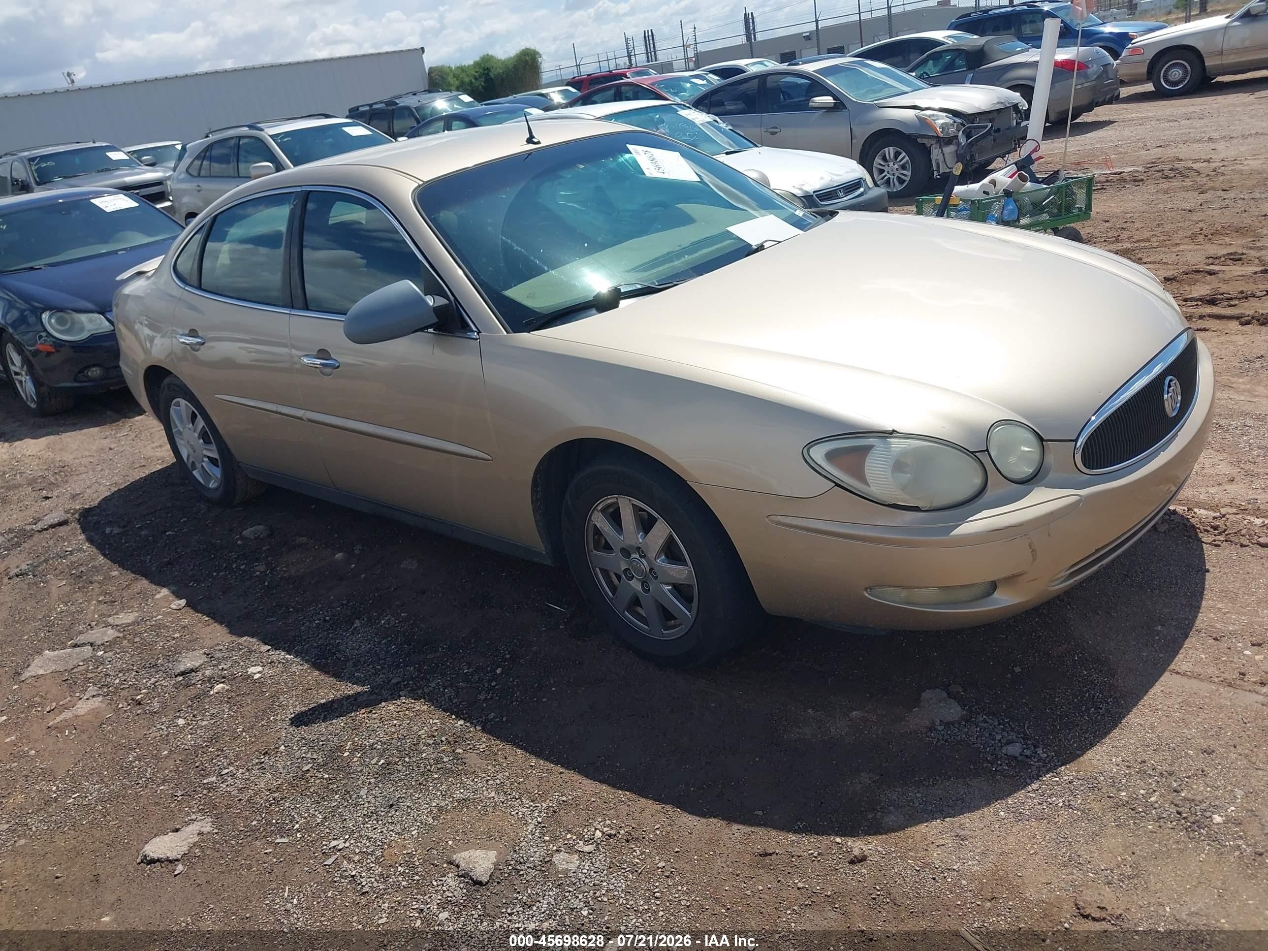 2005 Buick Lacrosse Cx Золотой vin: 2G4WC532051204316