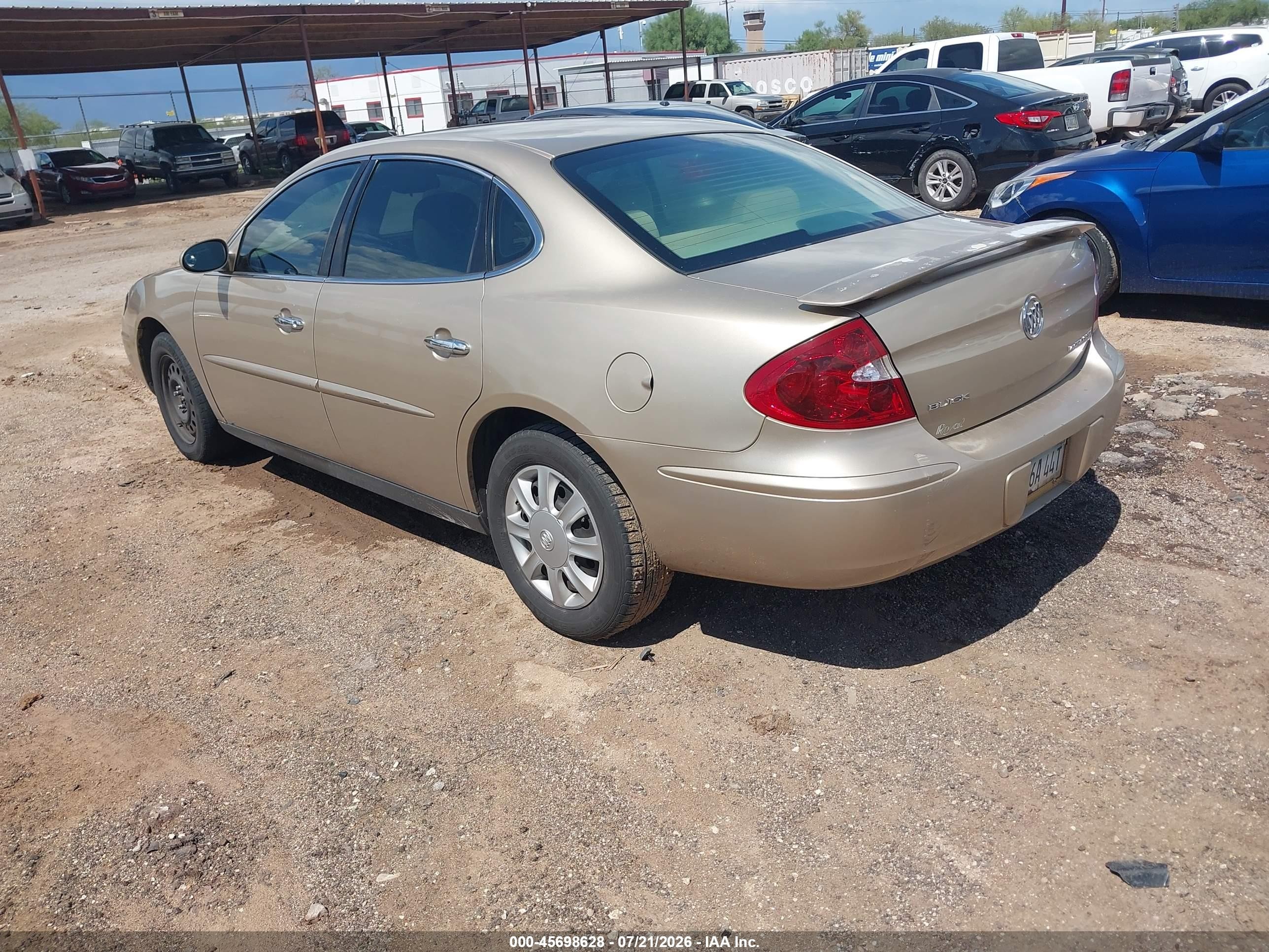 2005 Buick Lacrosse Cx Золотой vin: 2G4WC532051204316