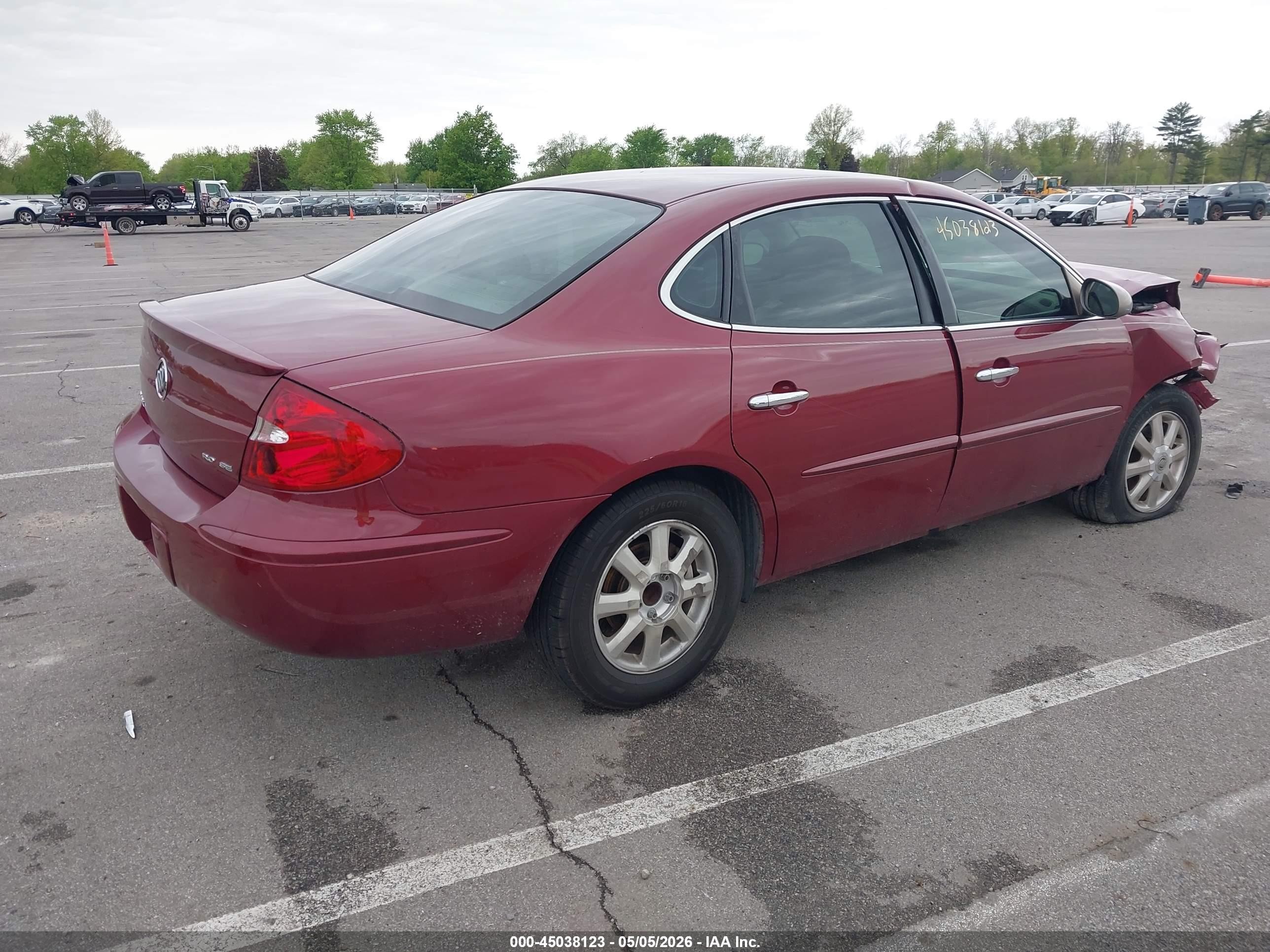 2005 Buick Lacrosse Cx Red vin: 2G4WC532151245487