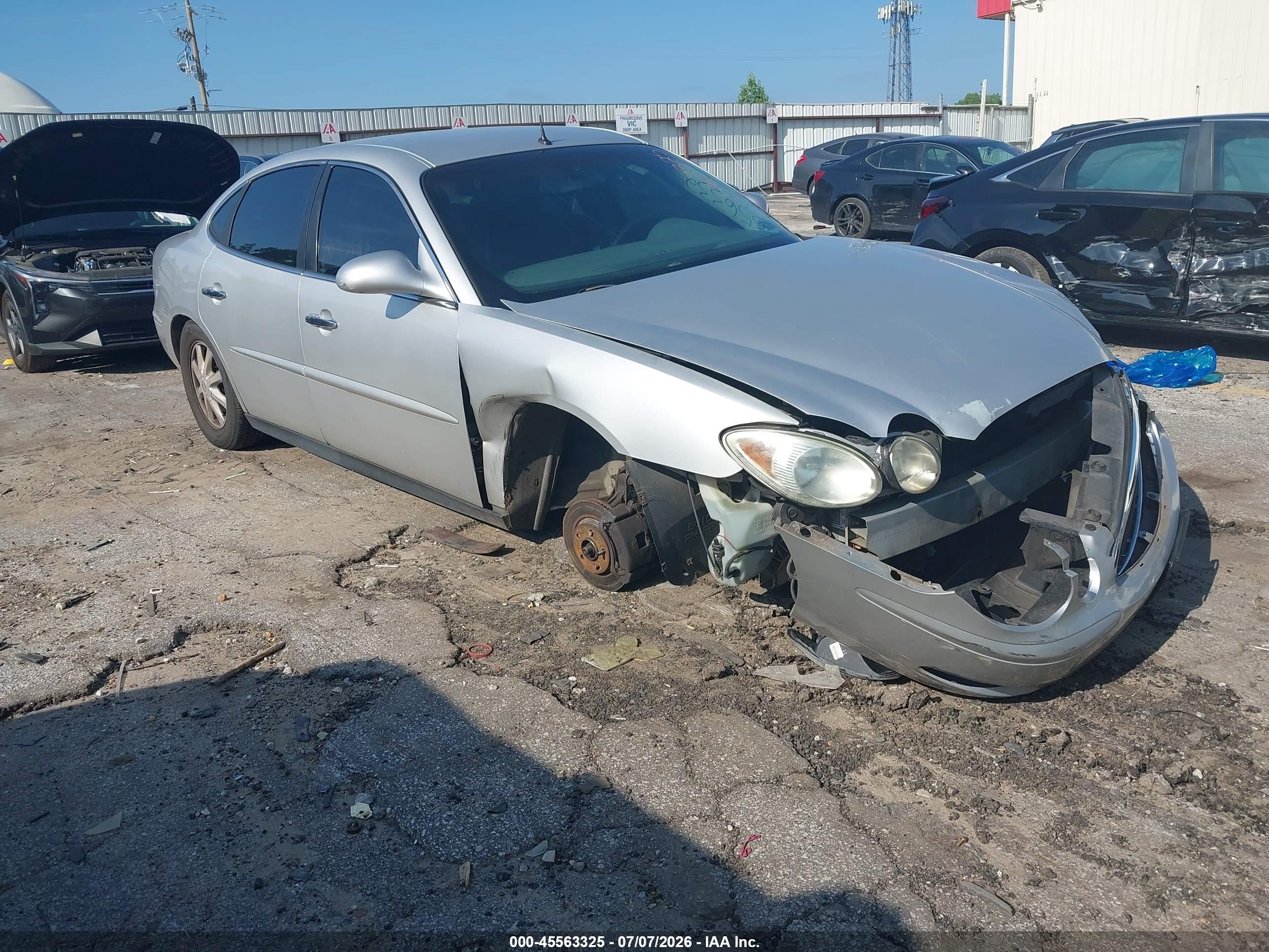 2005 Buick Lacrosse Cx Silver vin: 2G4WC532151325047