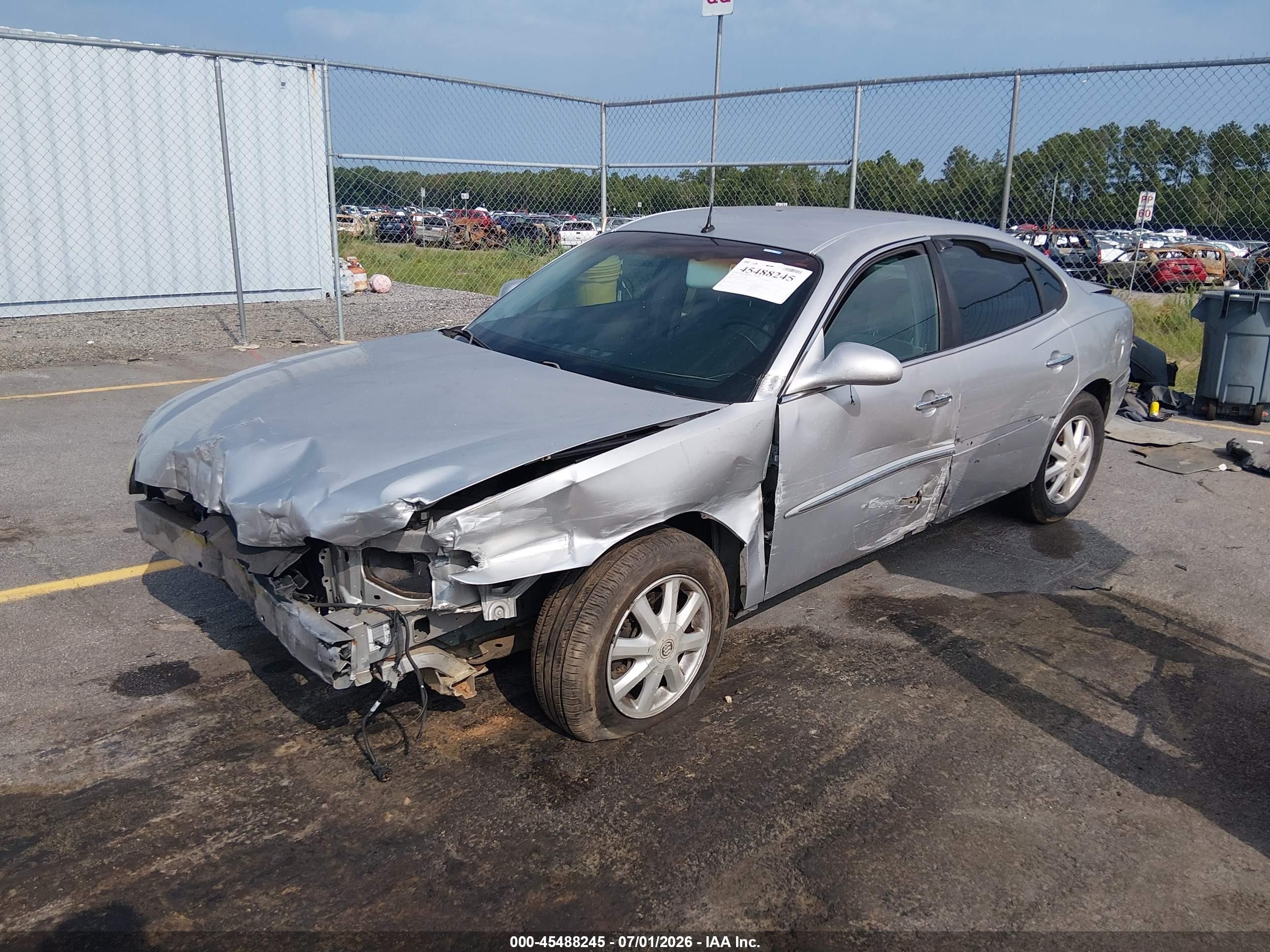 2005 Buick Lacrosse Cx Silver vin: 2G4WC532251235986