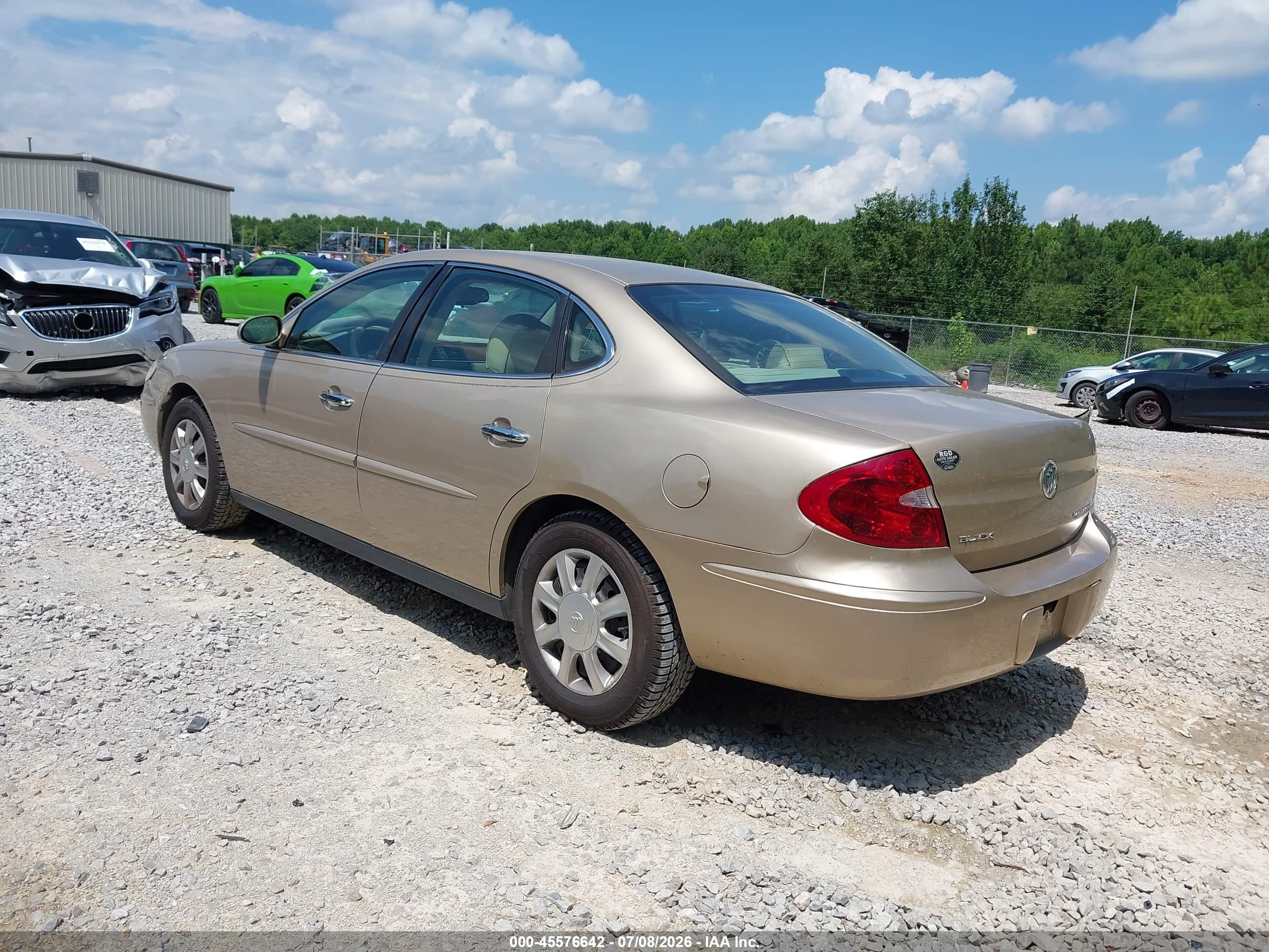 2005 Buick Lacrosse Cx Brown vin: 2G4WC532251267286