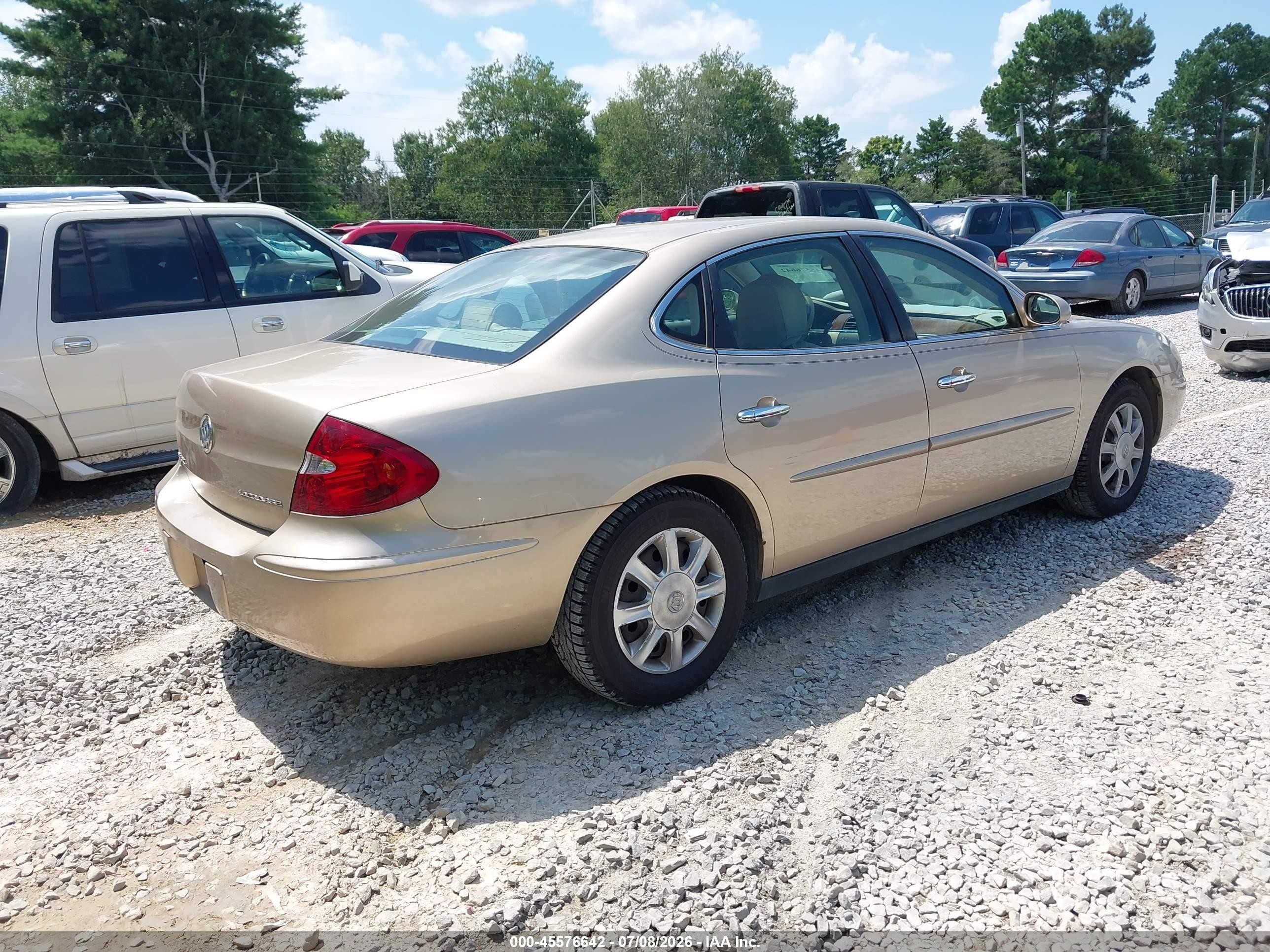 2005 Buick Lacrosse Cx Brown vin: 2G4WC532251267286