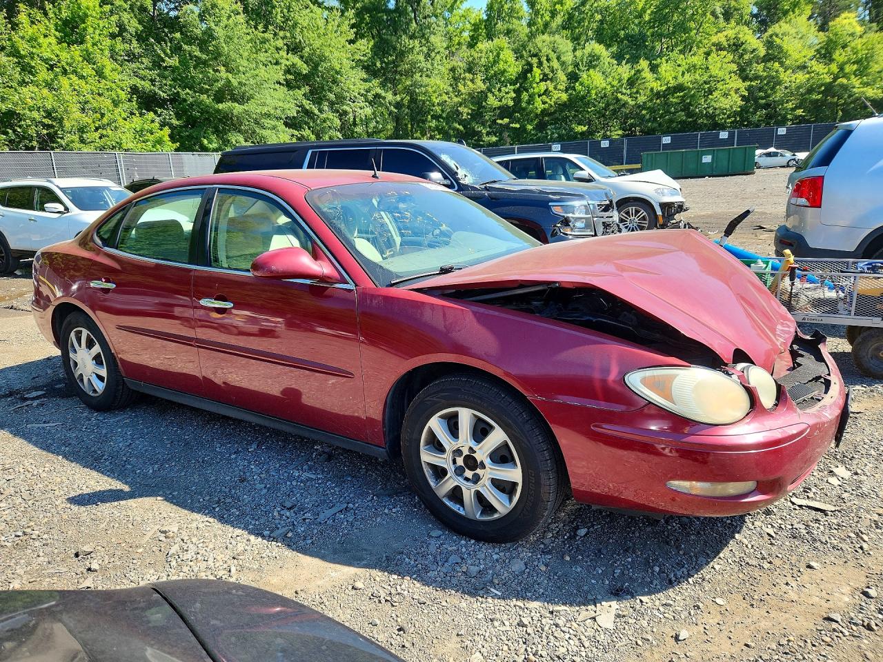 2005 Buick Lacrosse Cx Burgundy vin: 2G4WC532351203712