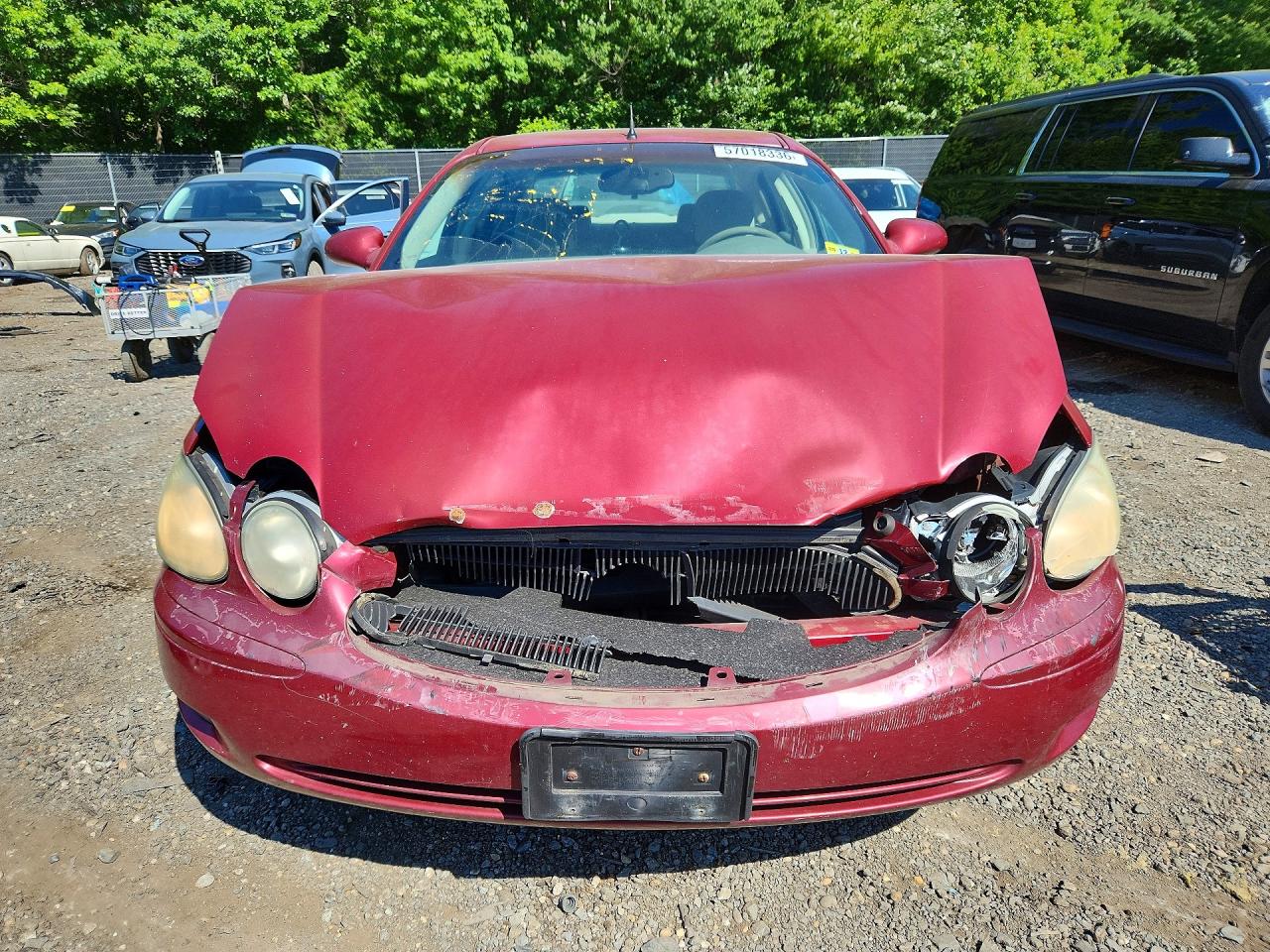 2005 Buick Lacrosse Cx Burgundy vin: 2G4WC532351203712