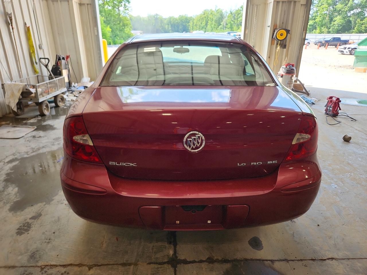 2005 Buick Lacrosse Cx Burgundy vin: 2G4WC532351216413
