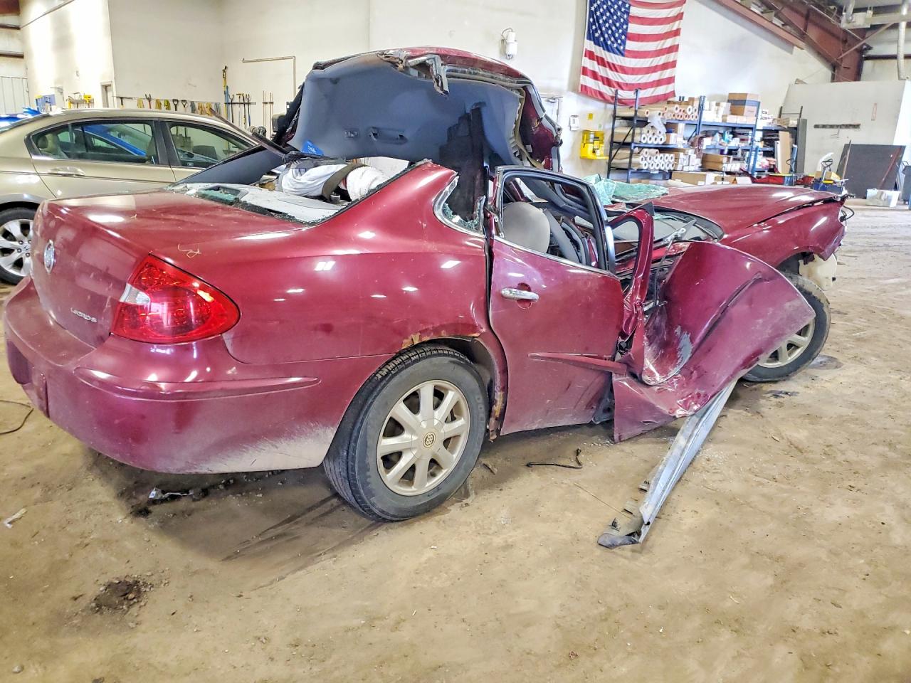 2005 Buick Lacrosse Cx Maroon vin: 2G4WC532351295470