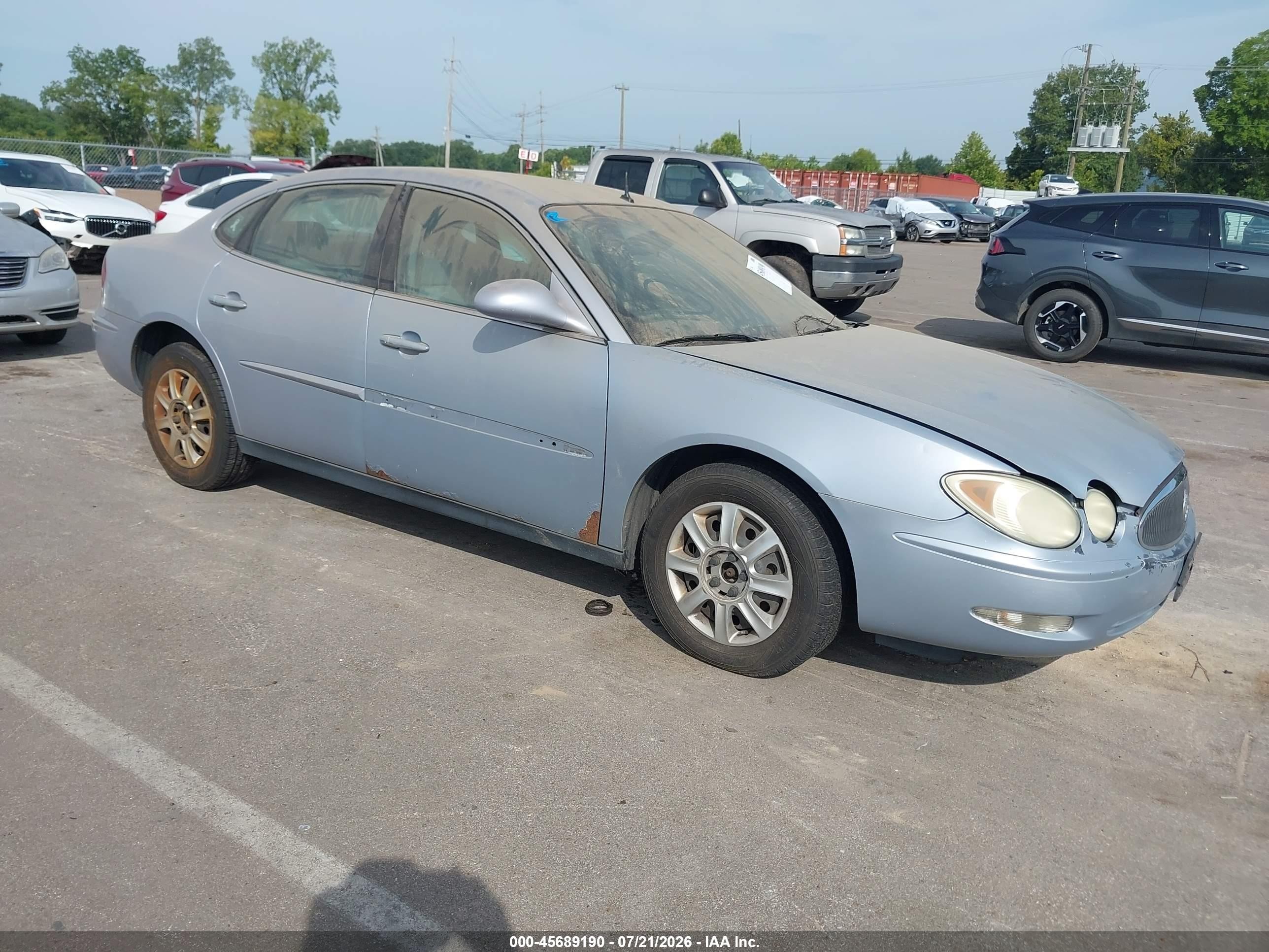 2005 Buick Lacrosse Cx Silver vin: 2G4WC532551252233