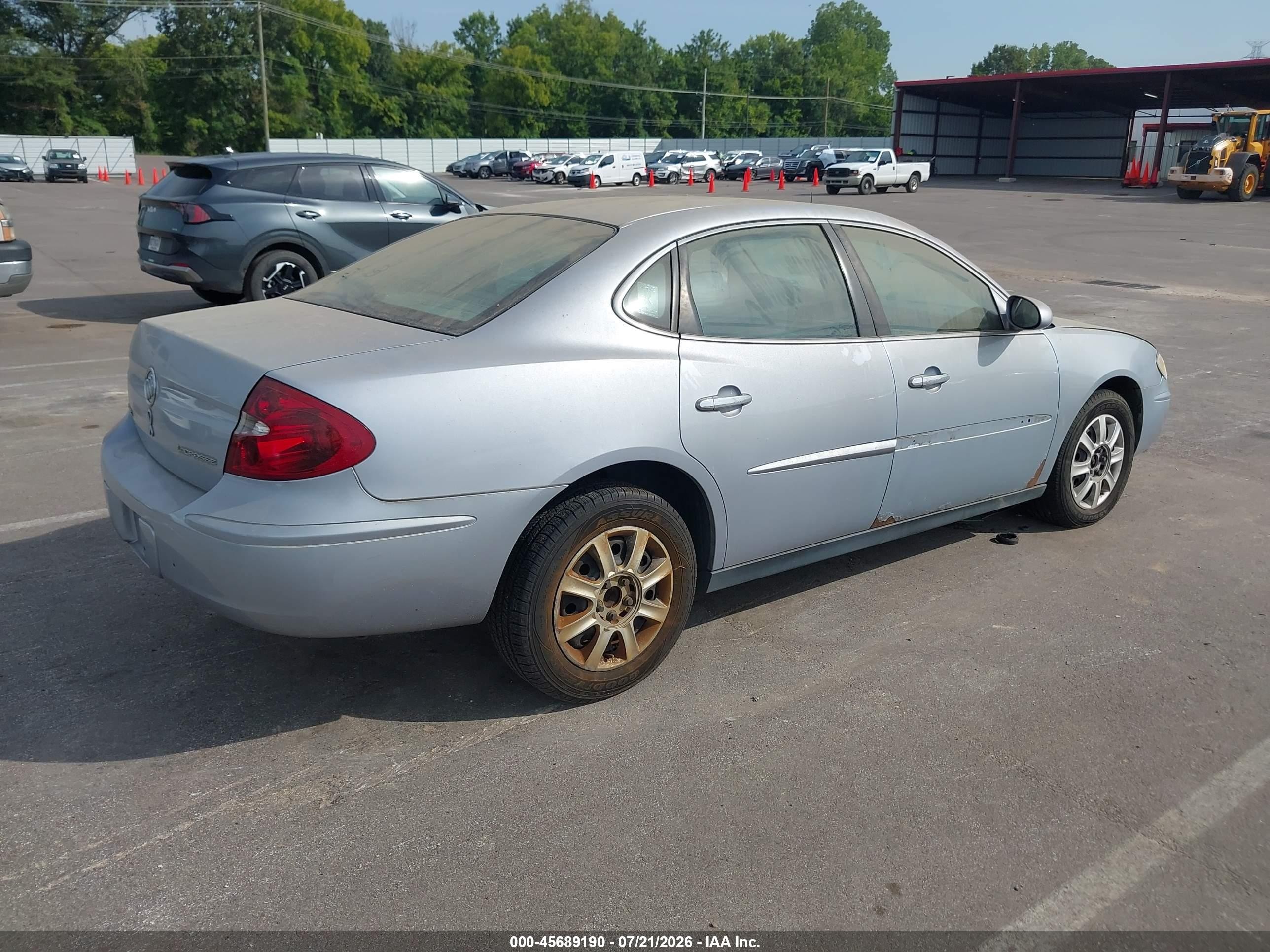 2005 Buick Lacrosse Cx Silver vin: 2G4WC532551252233