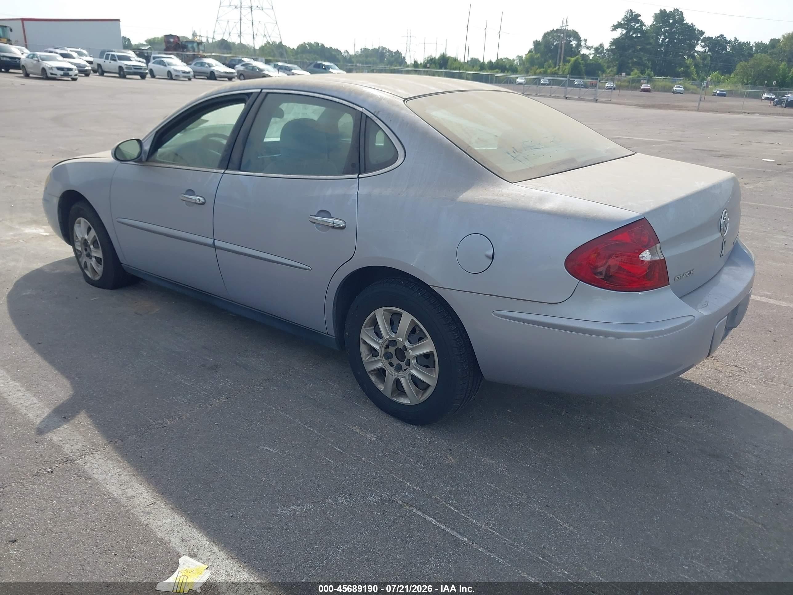 2005 Buick Lacrosse Cx Silver vin: 2G4WC532551252233