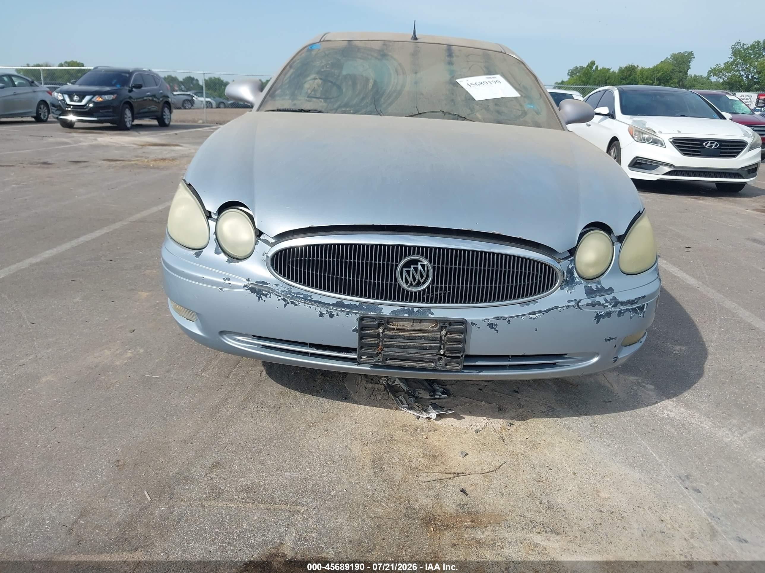 2005 Buick Lacrosse Cx Silver vin: 2G4WC532551252233