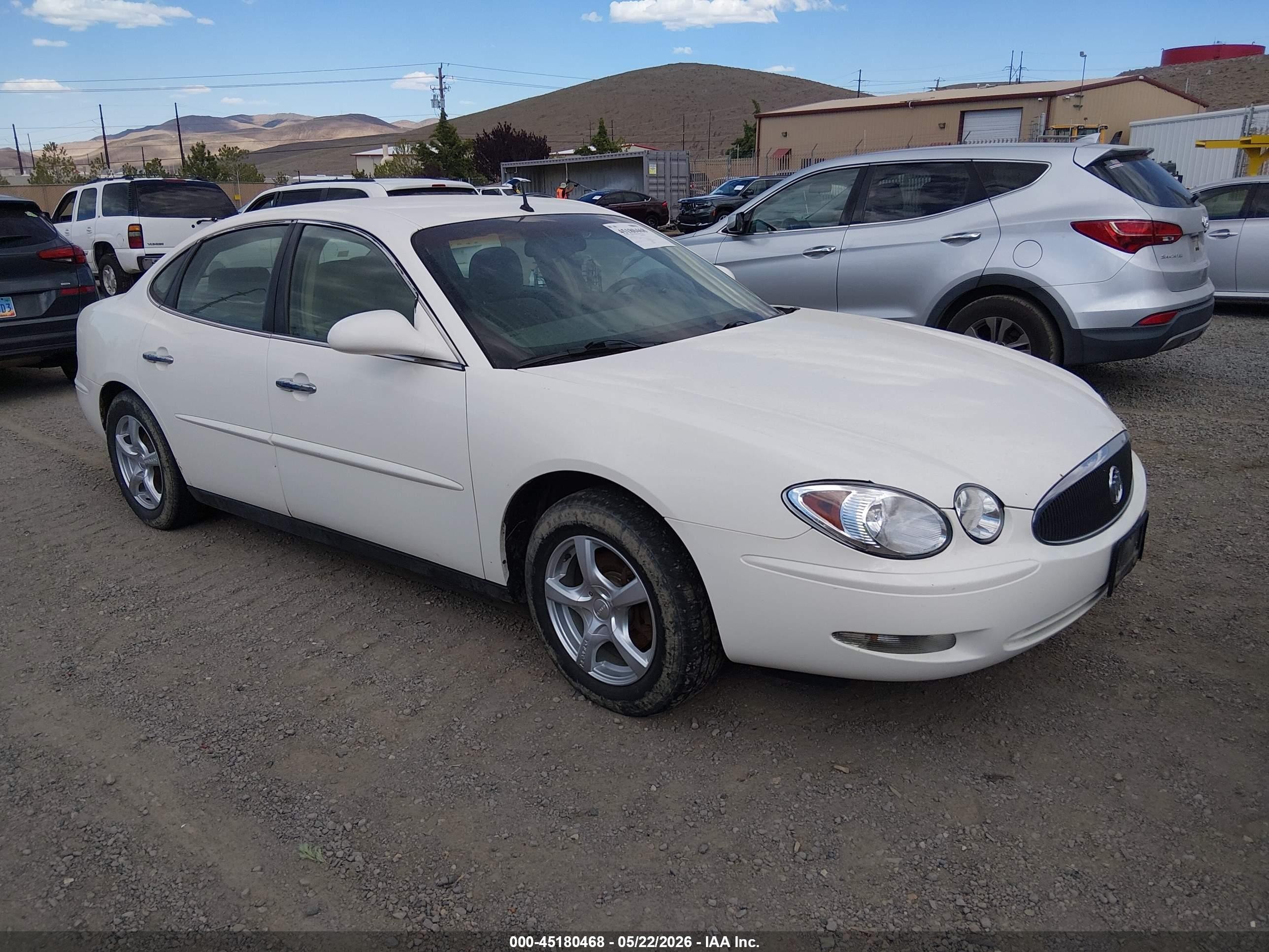 2005 Buick Lacrosse Cx Белый vin: 2G4WC532551297432