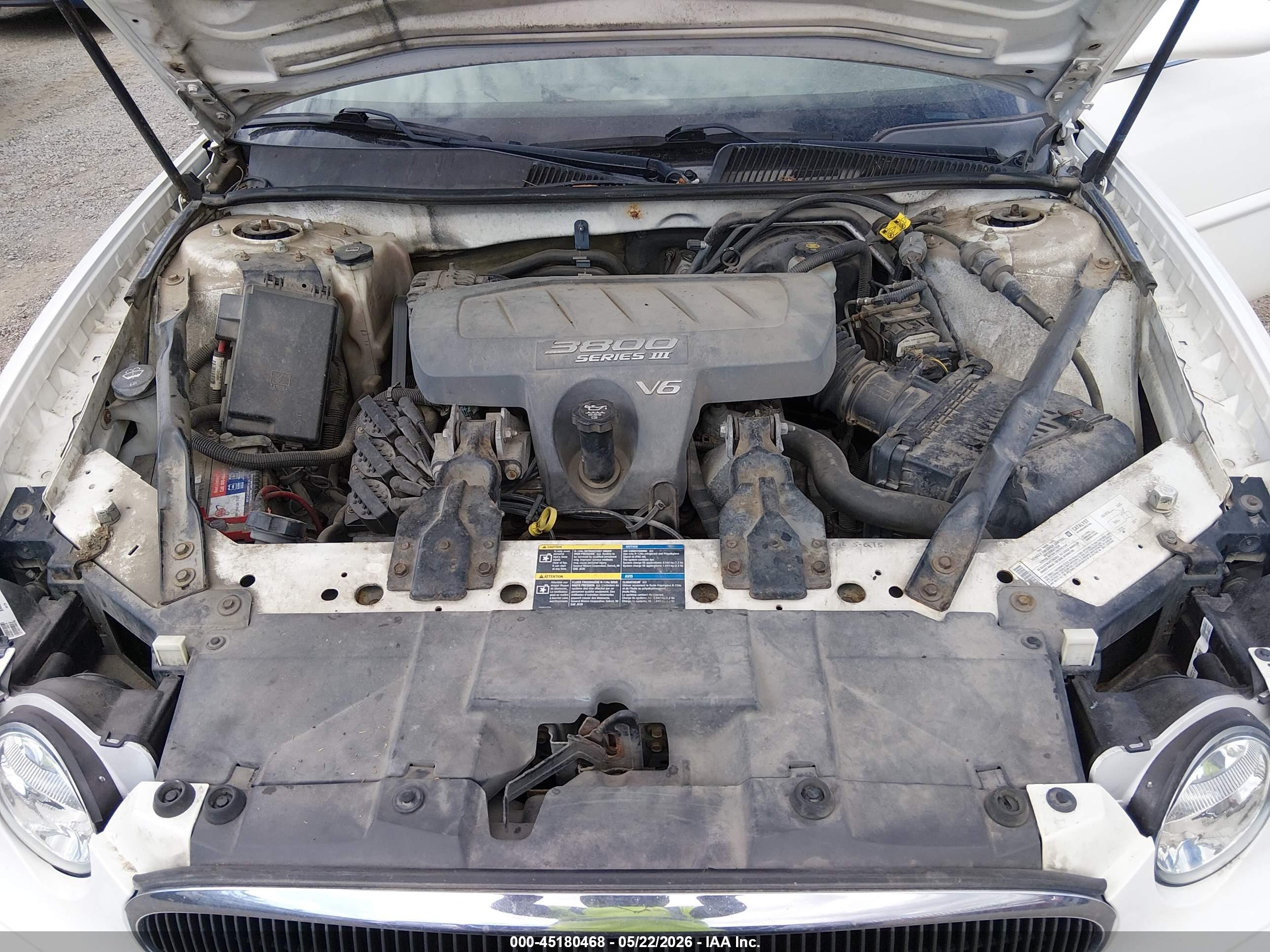 2005 Buick Lacrosse Cx Белый vin: 2G4WC532551297432