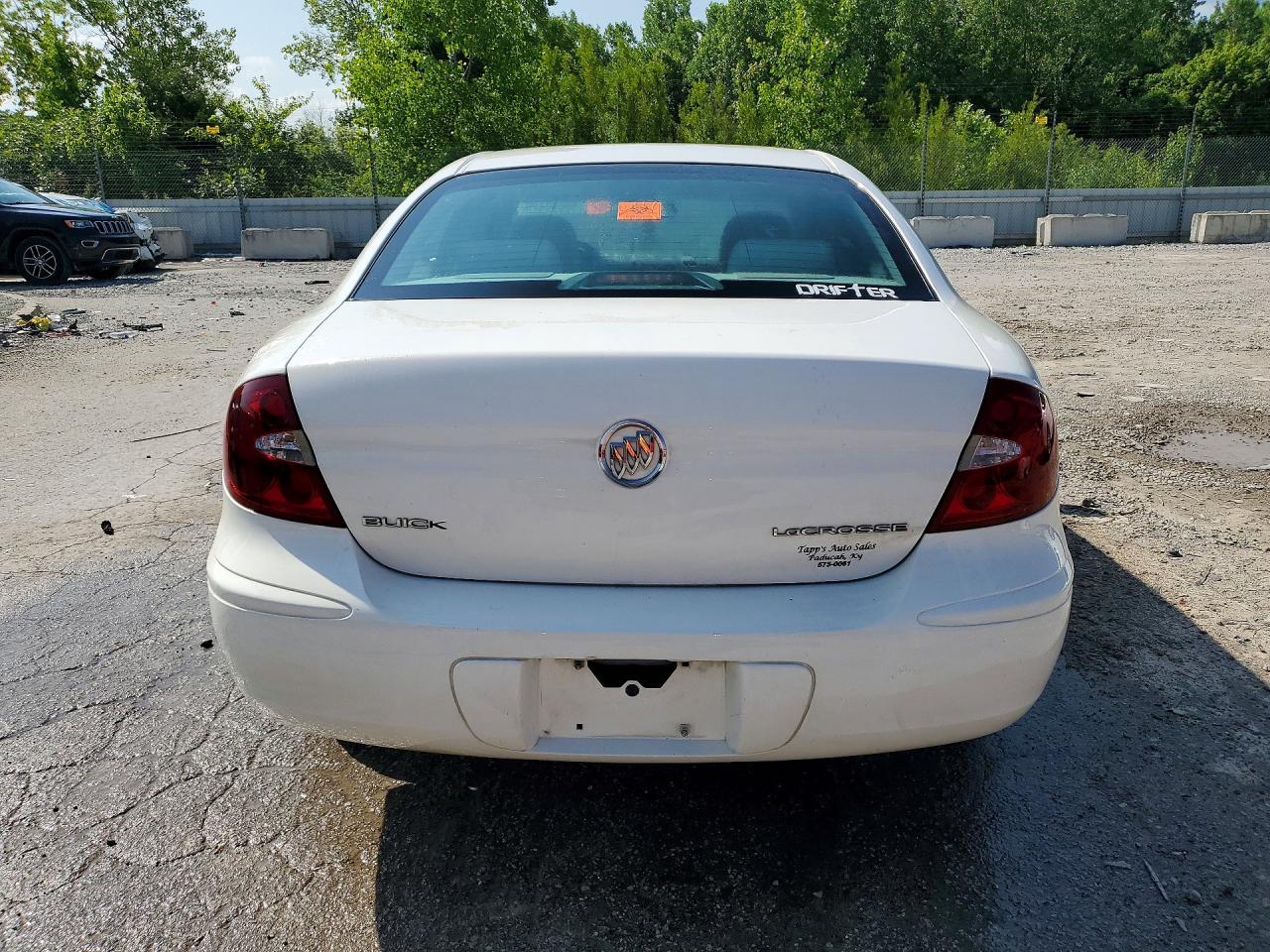 2005 Buick Lacrosse Cx White vin: 2G4WC532651263385
