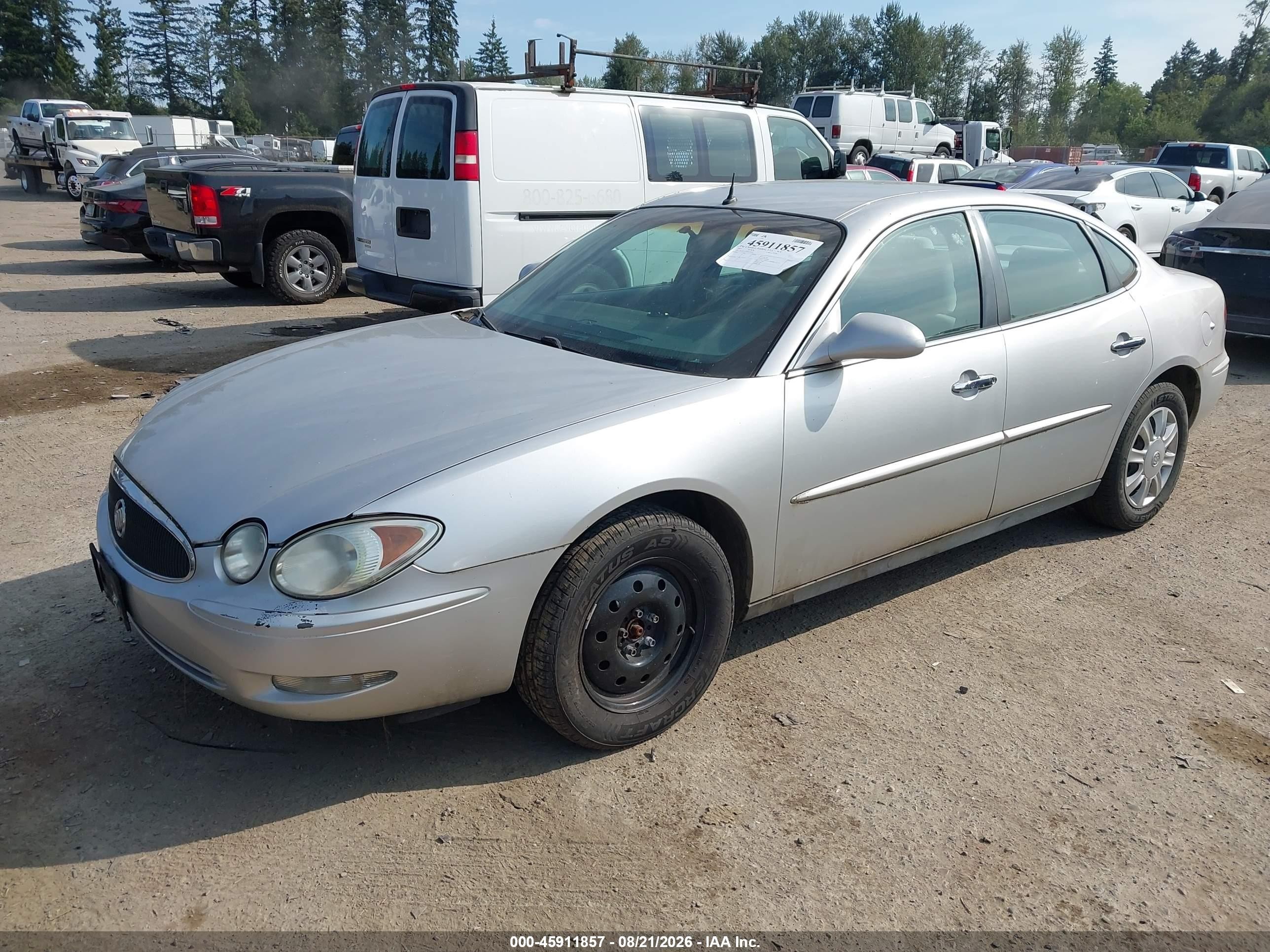 2005 Buick Lacrosse Cx Silver vin: 2G4WC532851219064