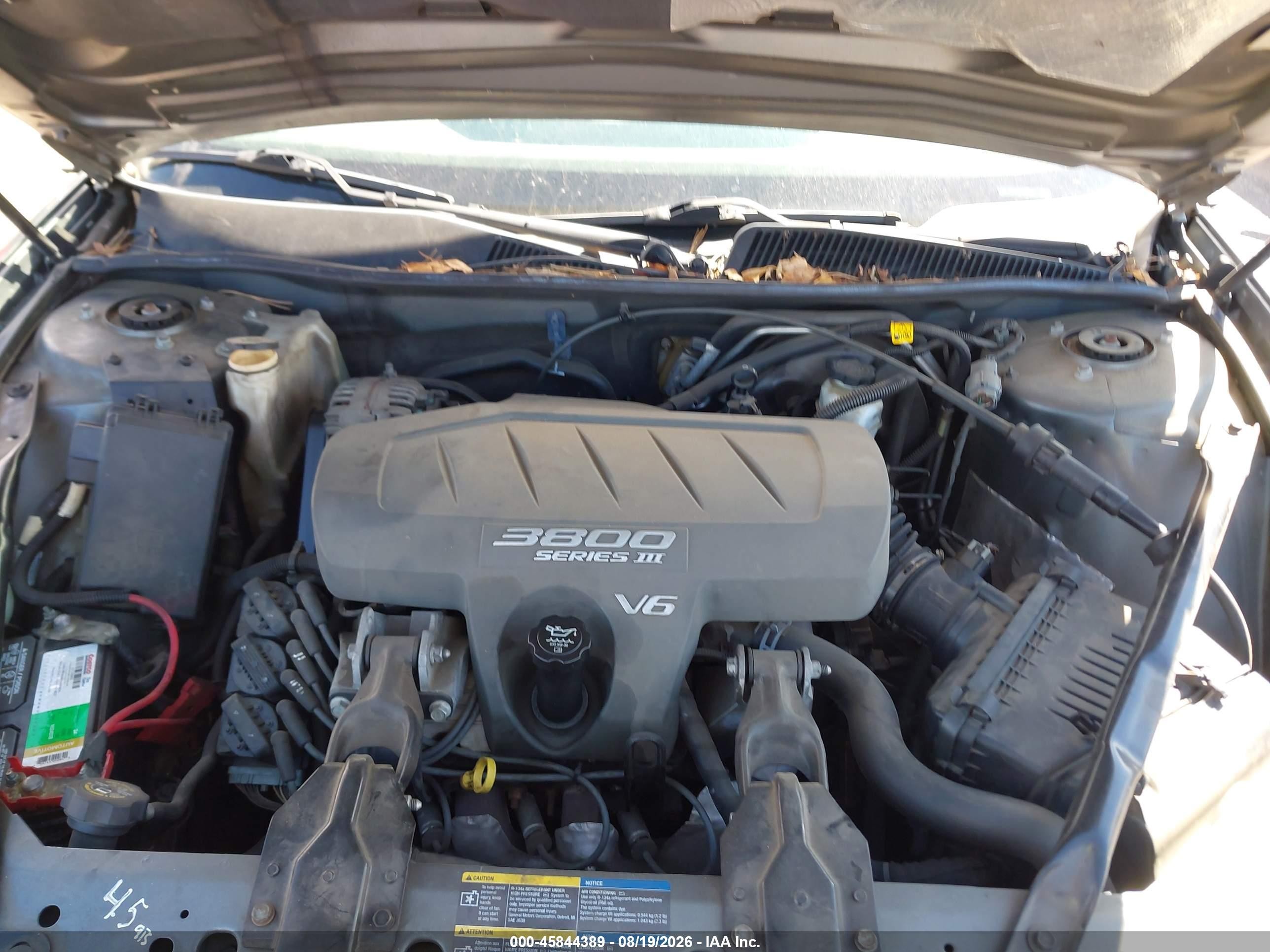 2005 Buick Lacrosse Cx Green vin: 2G4WC532851281094