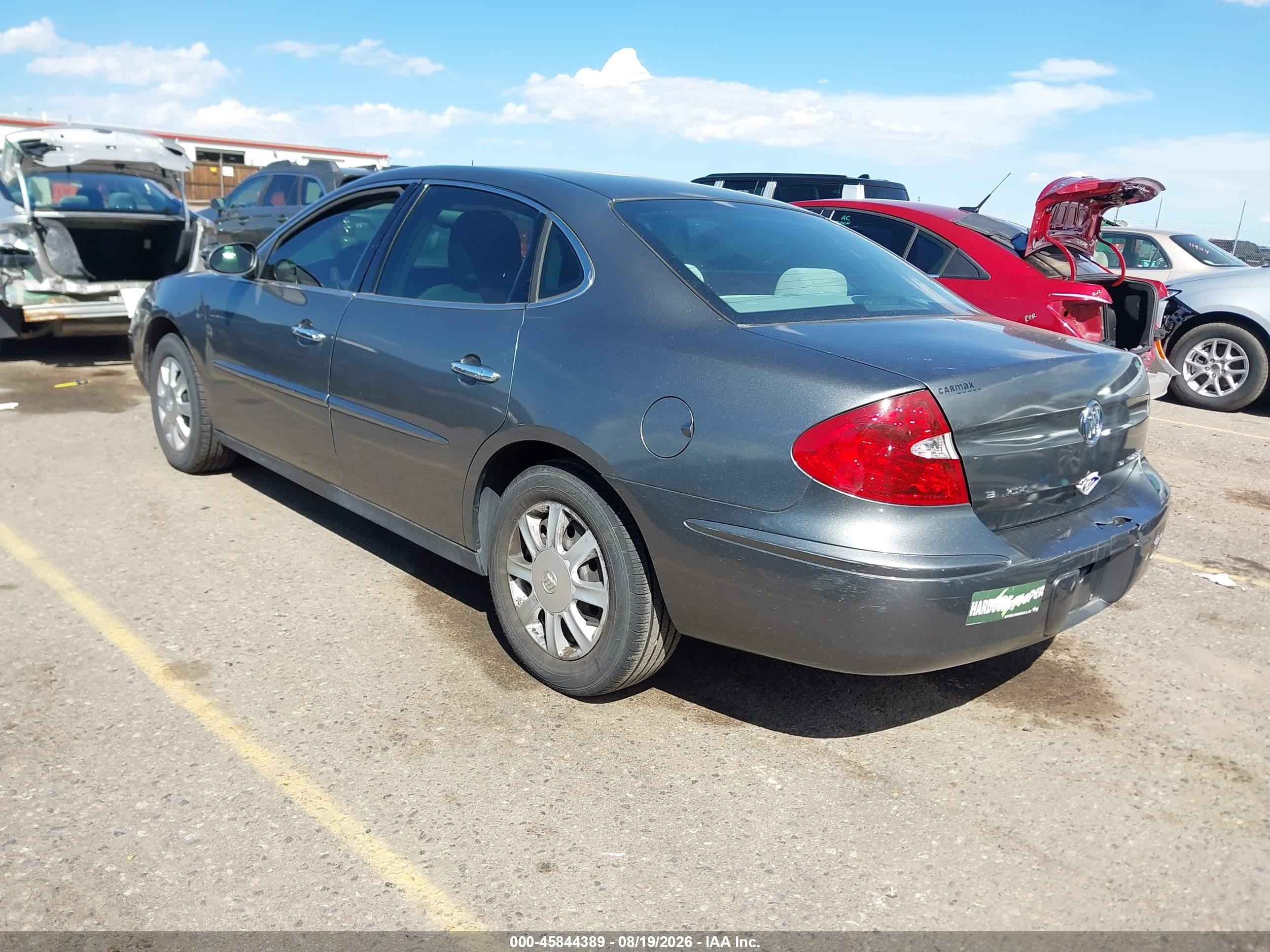 2005 Buick Lacrosse Cx Green vin: 2G4WC532851281094
