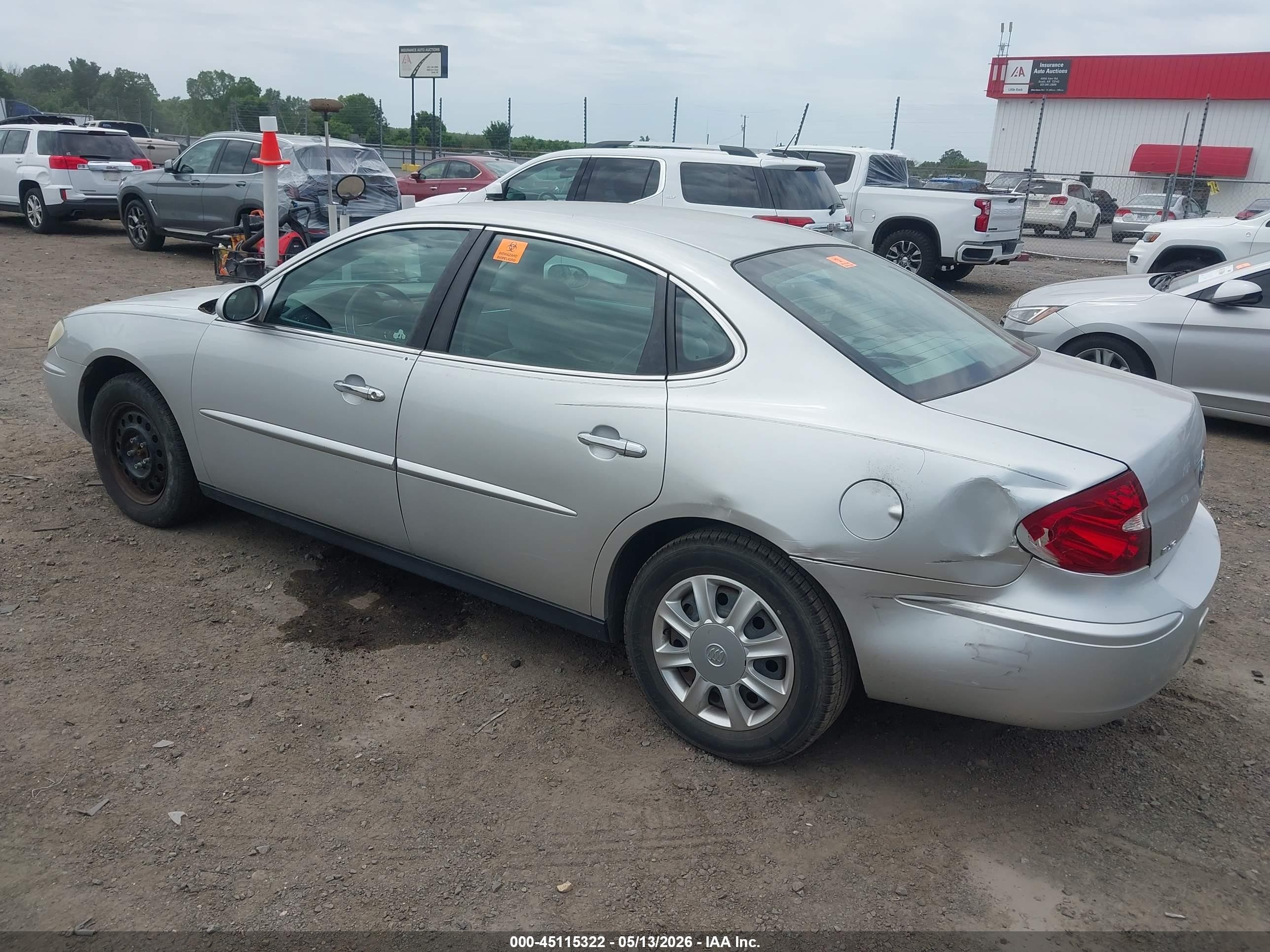2005 Buick Lacrosse Cx Silver vin: 2G4WC532851306026