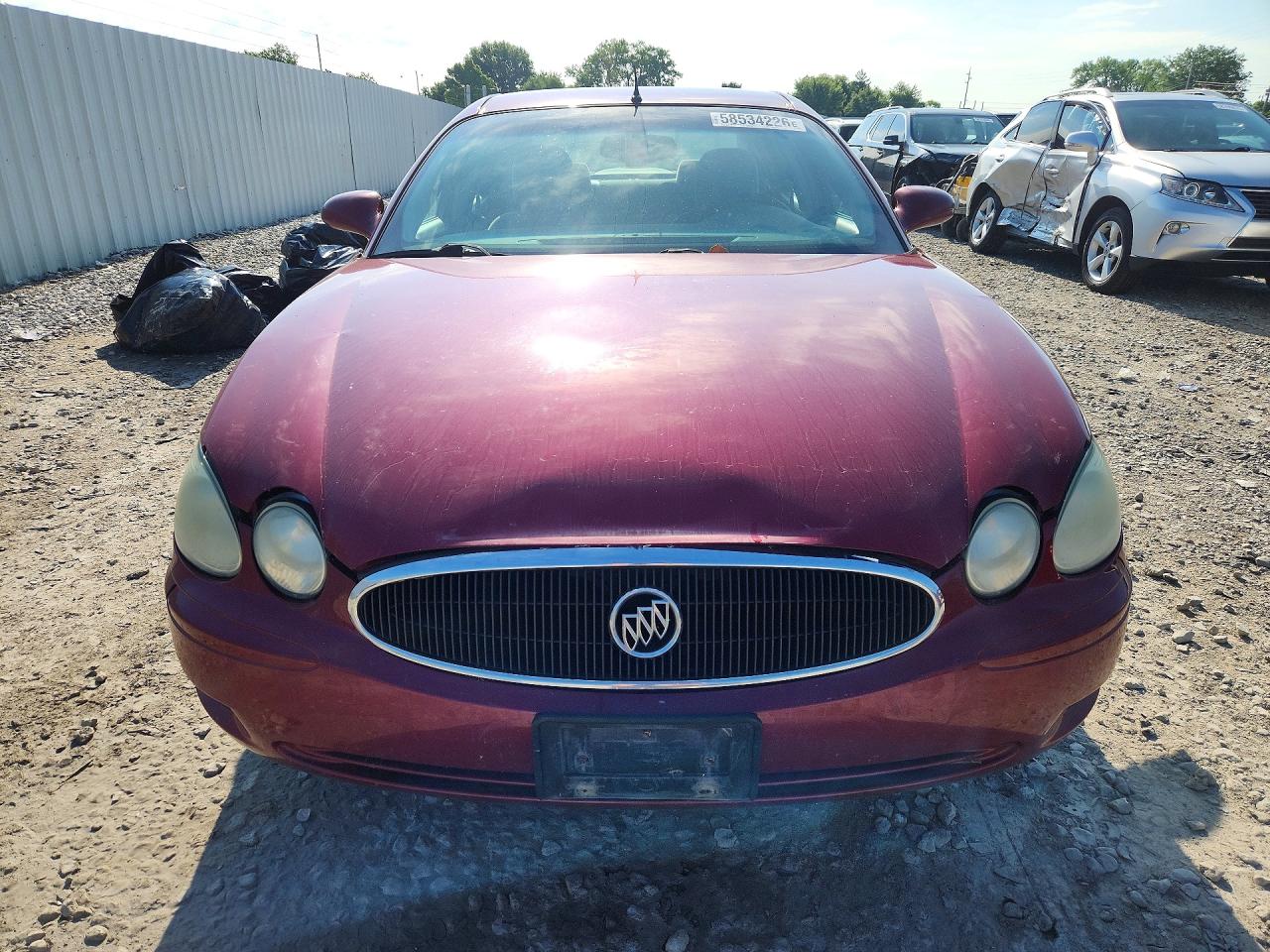 2005 Buick Lacrosse Cx Red vin: 2G4WC562X51317251