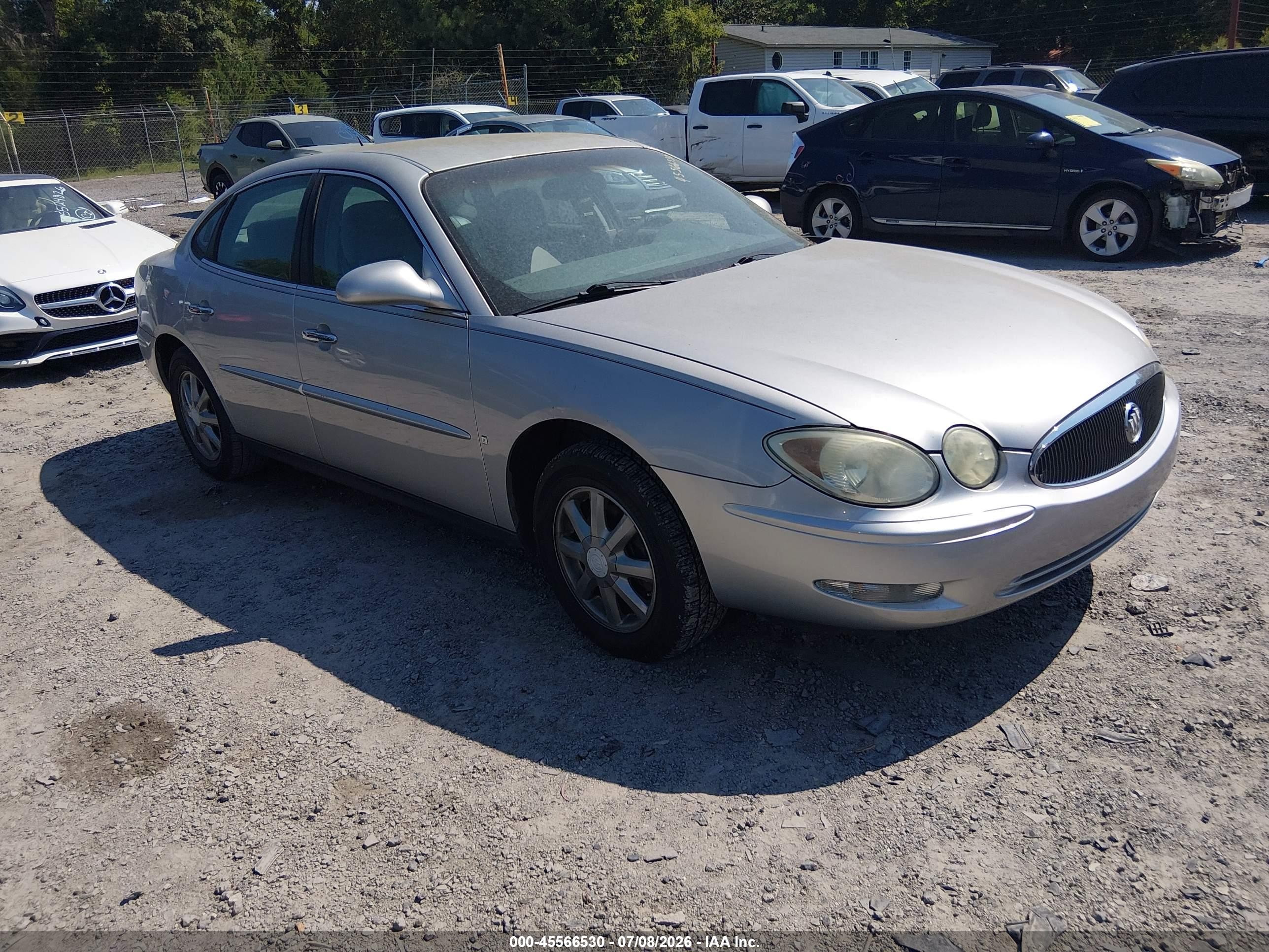2007 Buick Lacrosse Cx Silver vin: 2G4WC582071116328