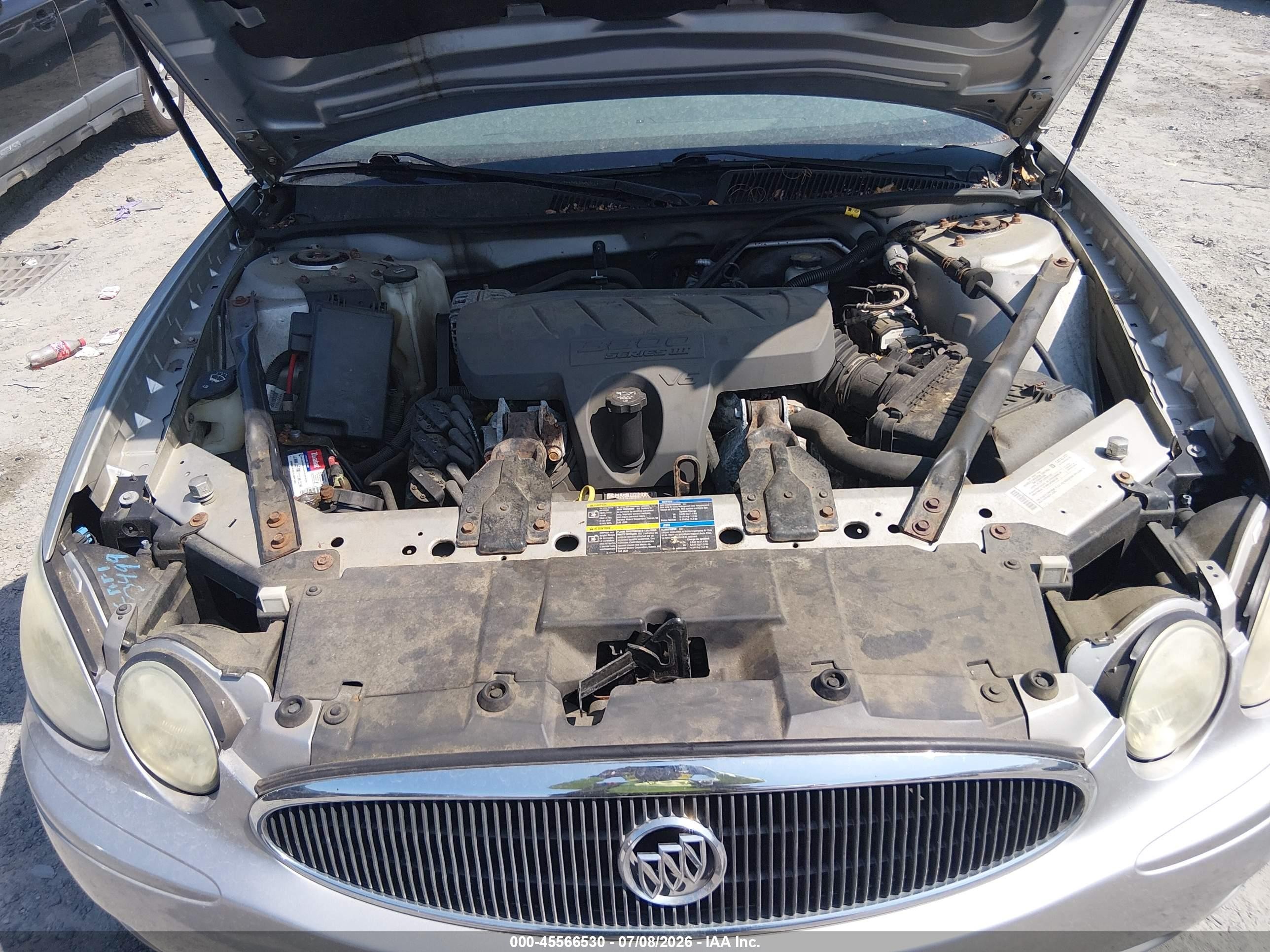 2007 Buick Lacrosse Cx Silver vin: 2G4WC582071116328