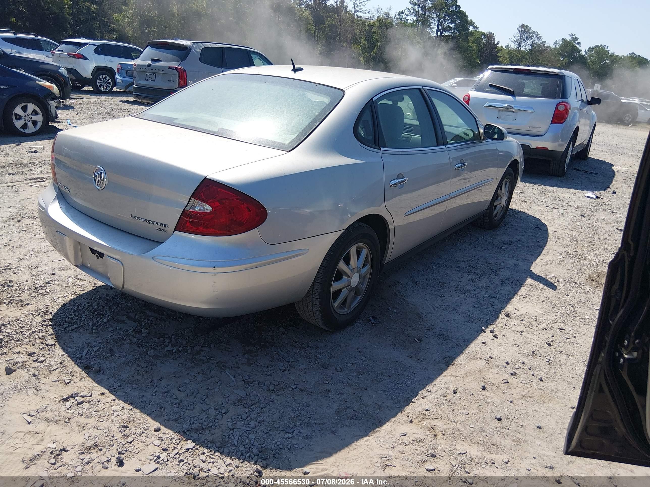 2007 Buick Lacrosse Cx Silver vin: 2G4WC582071116328