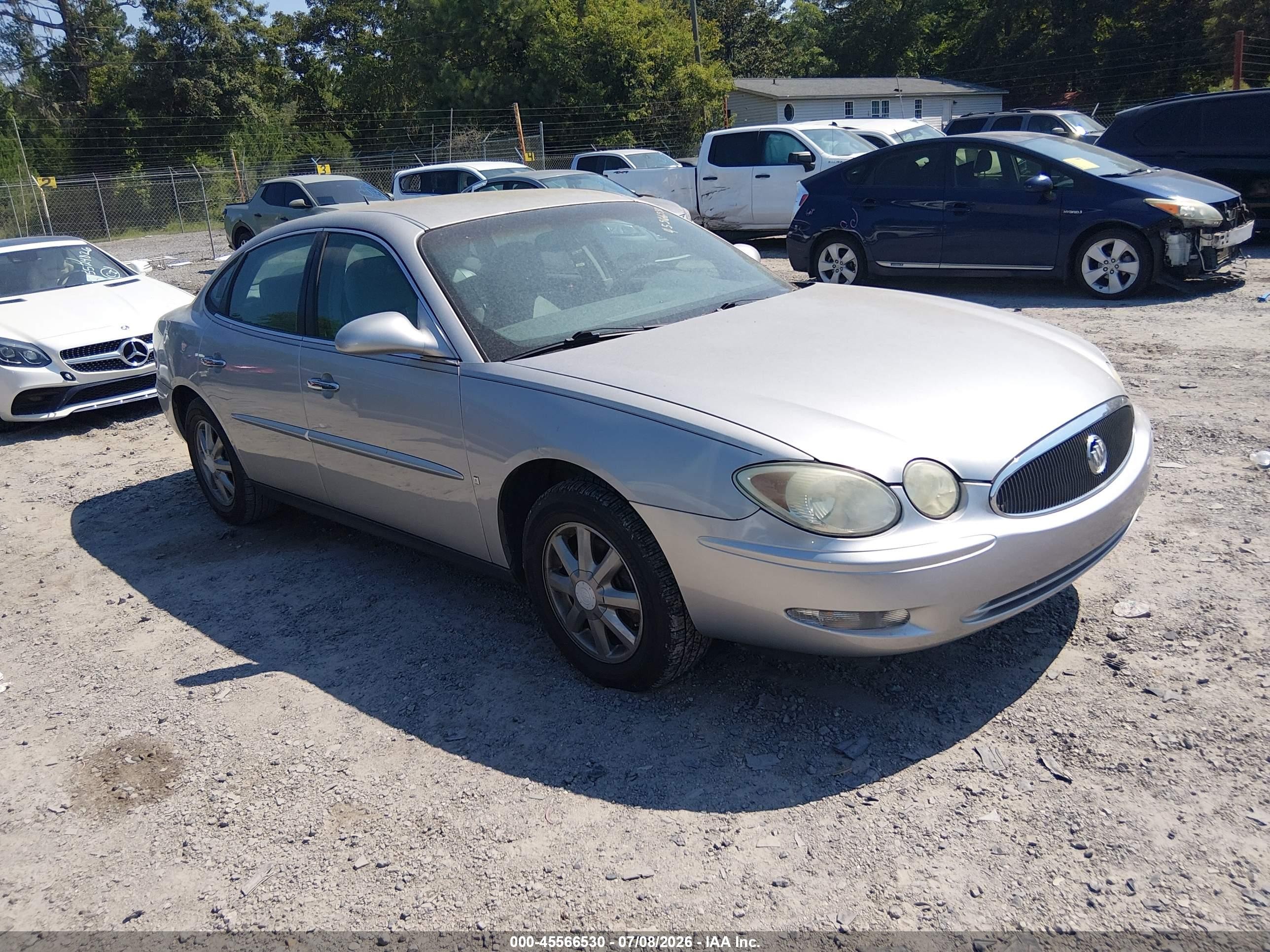 2007 Buick Lacrosse Cx Silver vin: 2G4WC582071116328