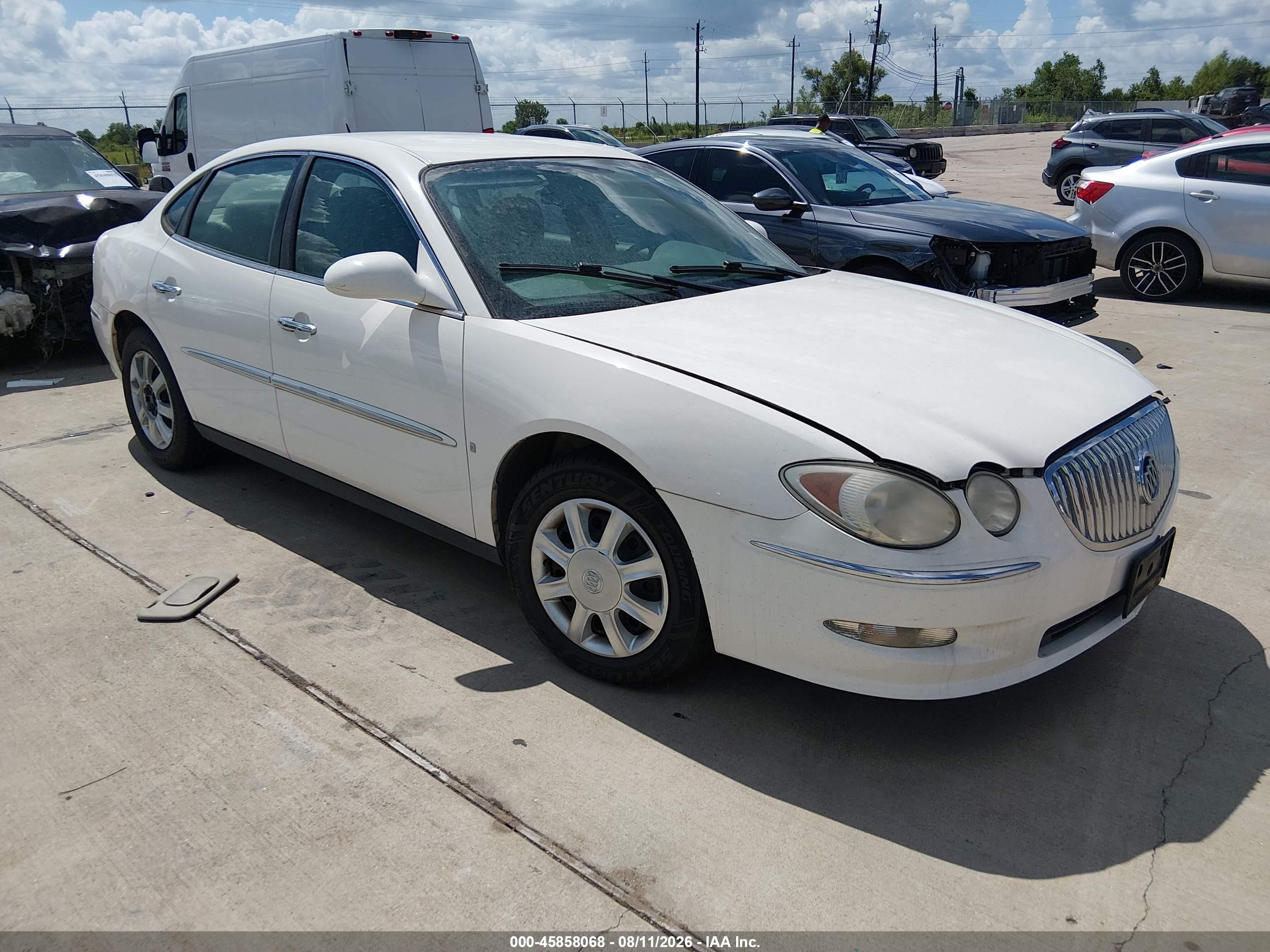 2008 Buick Lacrosse Cx White vin: 2G4WC582081375564