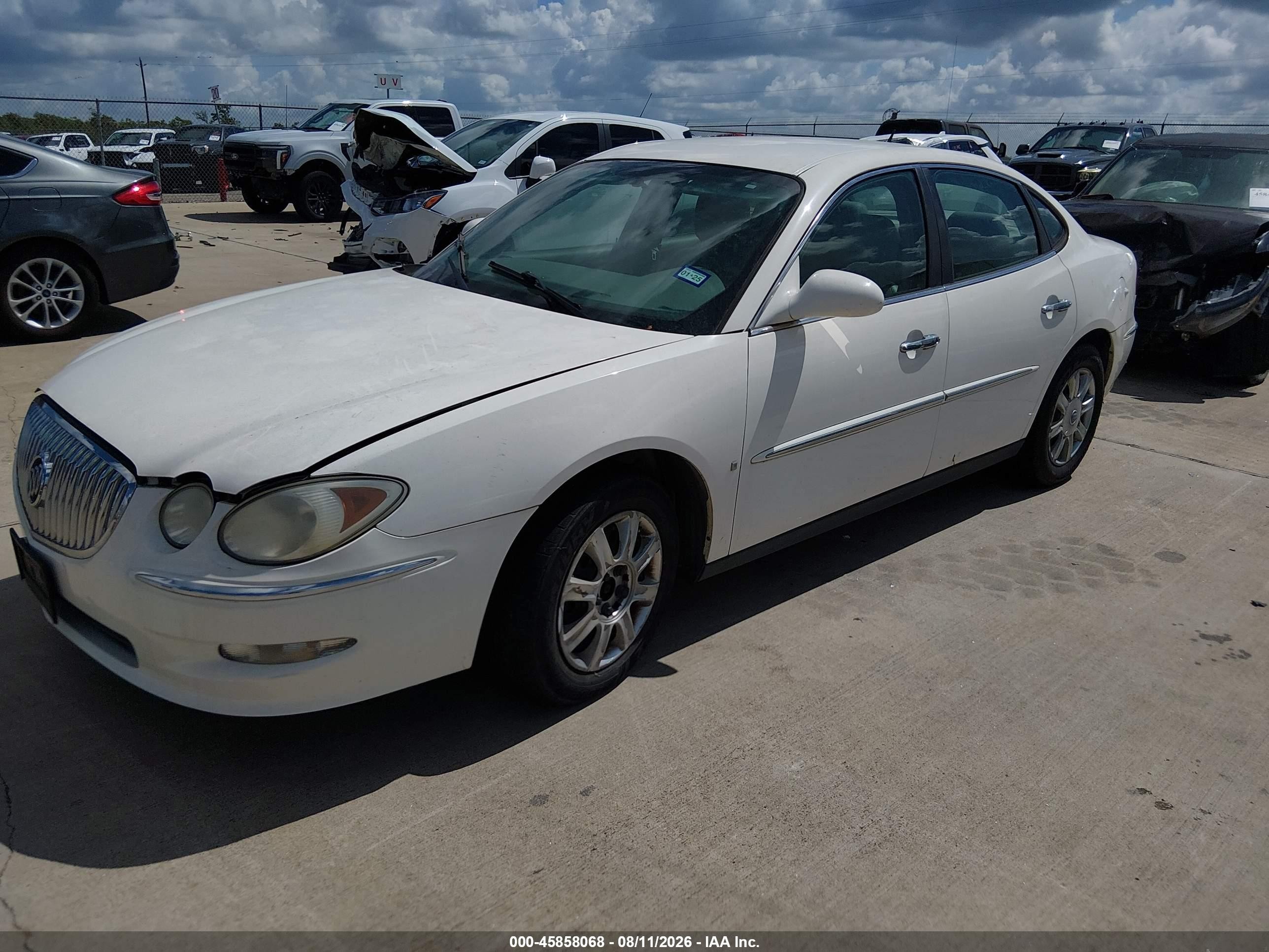 2008 Buick Lacrosse Cx White vin: 2G4WC582081375564