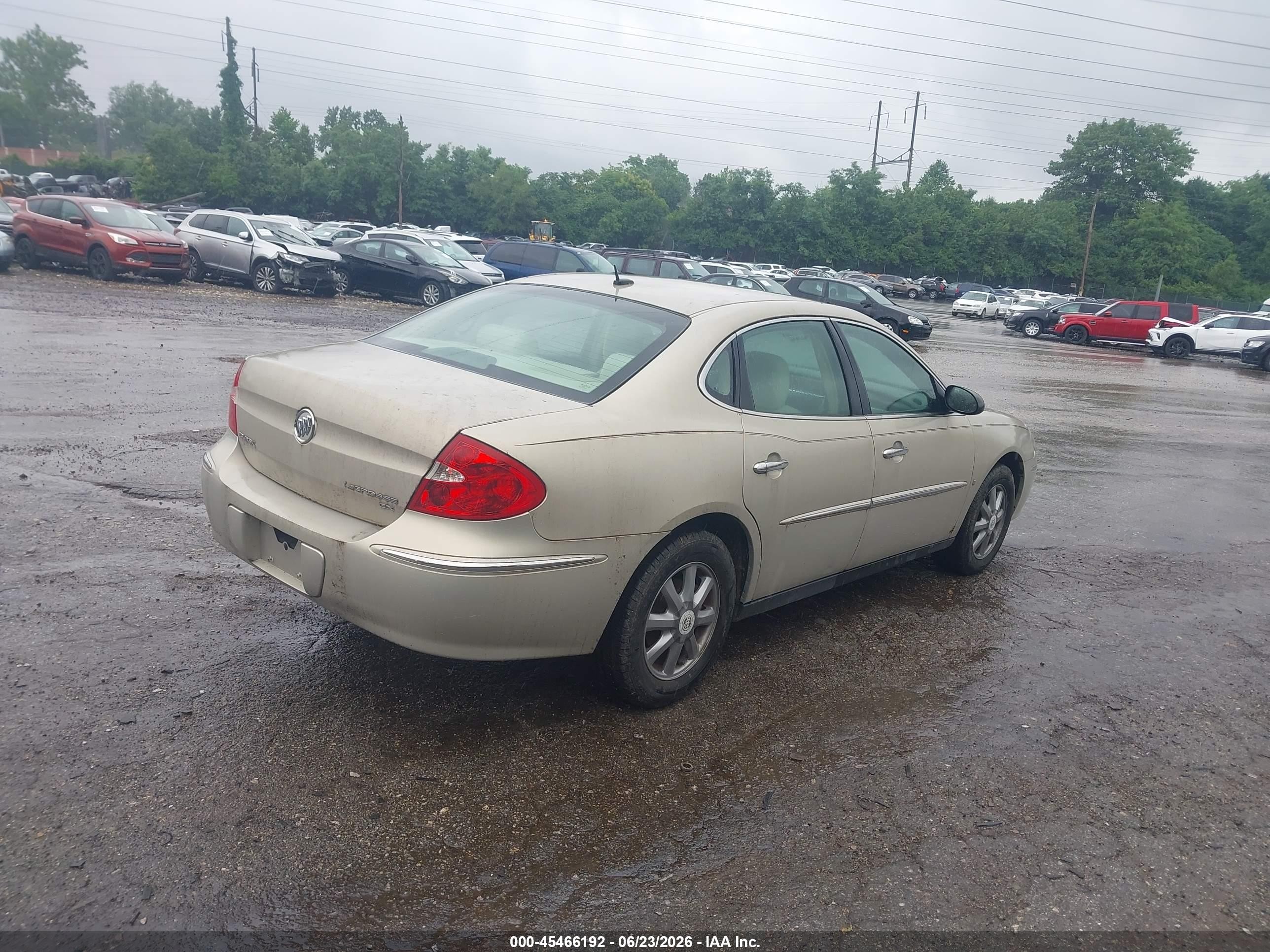2009 Buick Lacrosse Cx Кремовый vin: 2G4WC582091198841