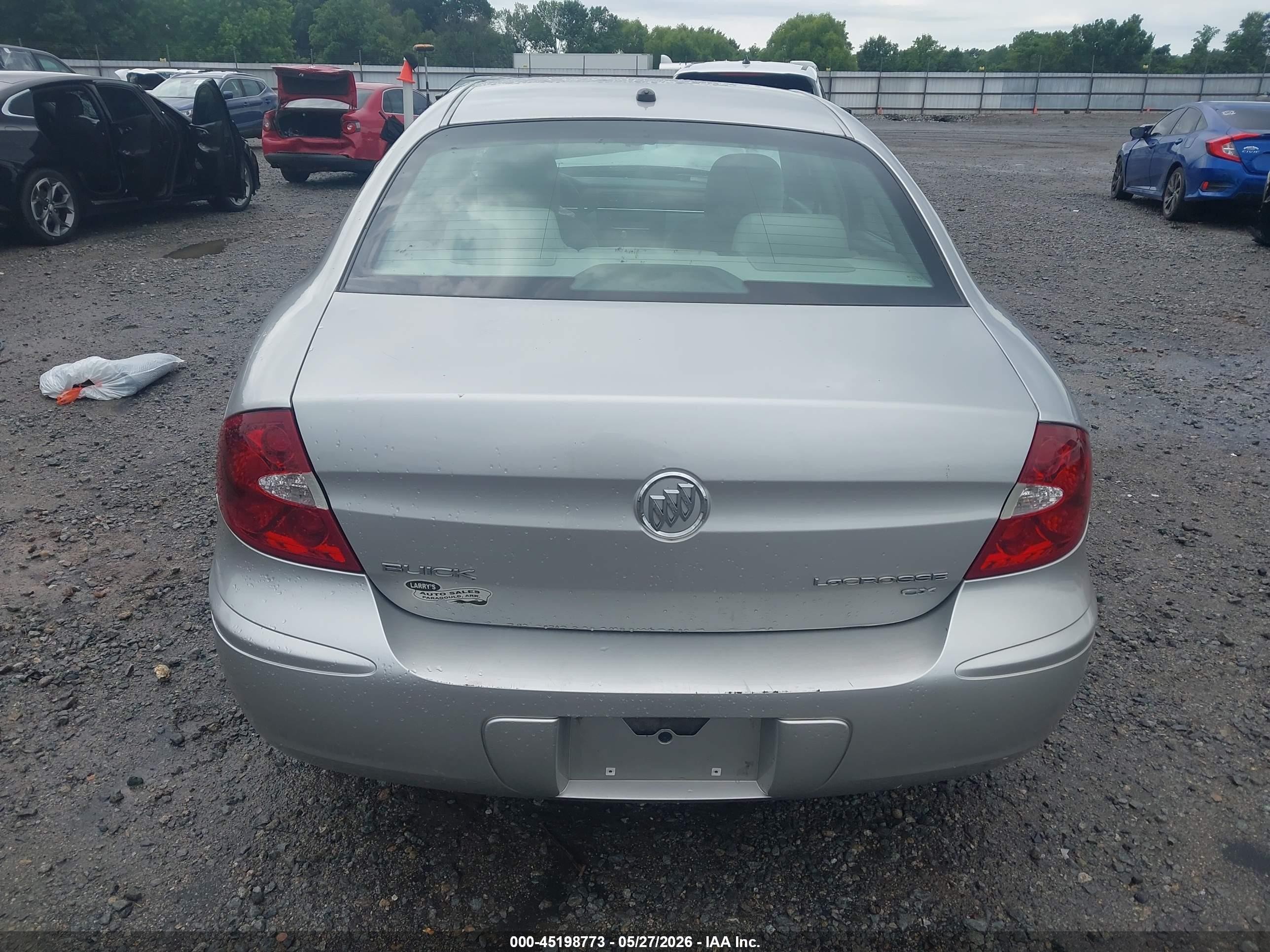 2006 Buick Lacrosse Cx Silver vin: 2G4WC582161252577