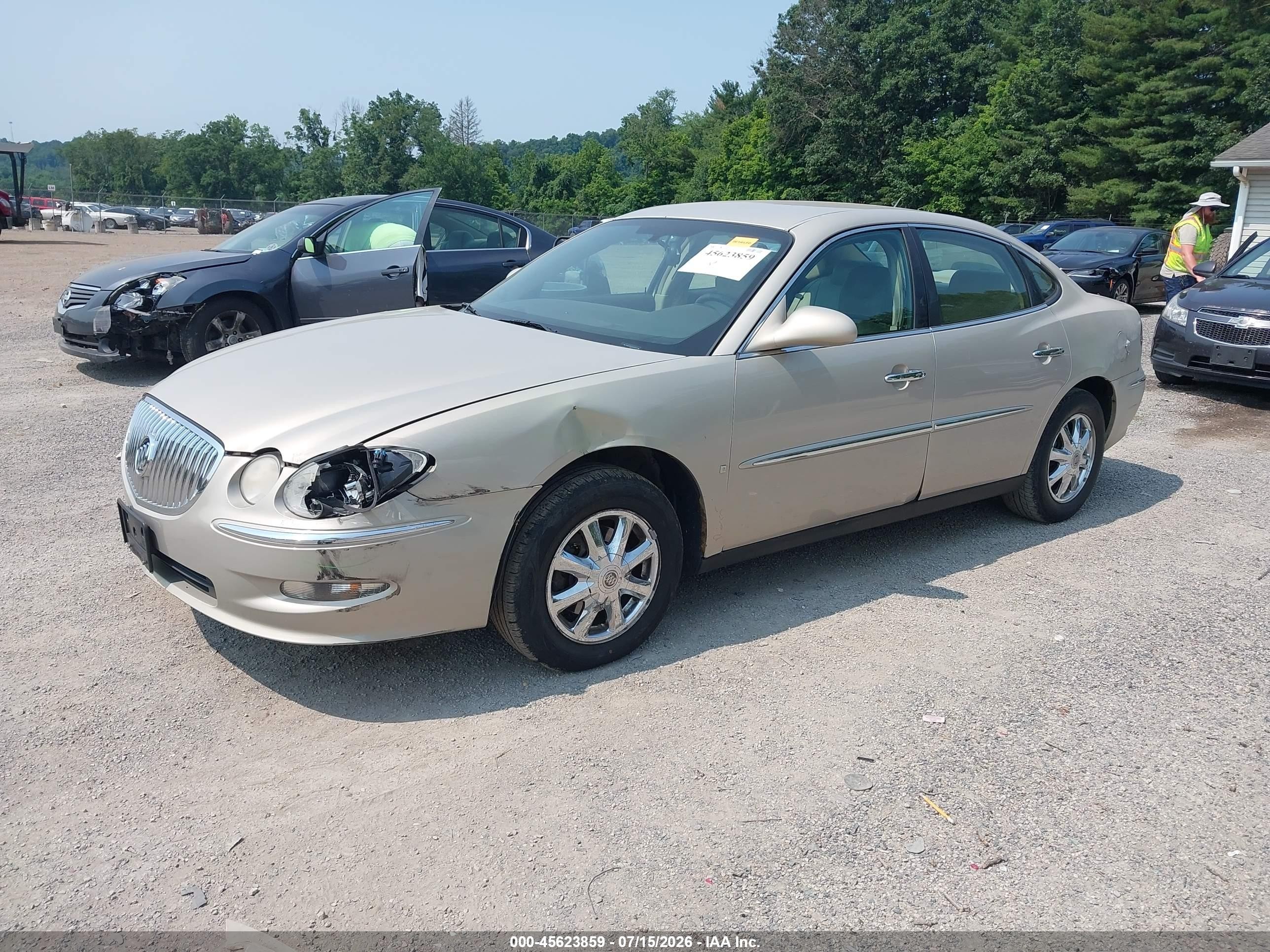 2008 Buick Lacrosse Cx Beige vin: 2G4WC582181169203