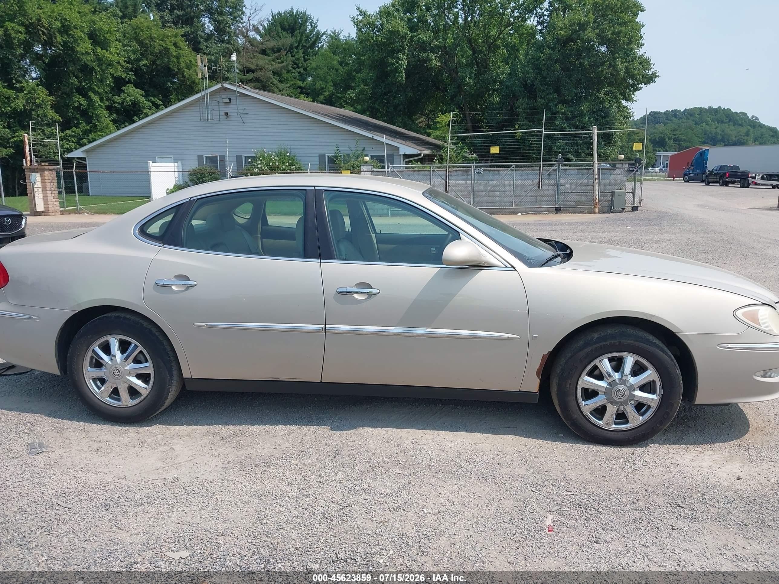 2008 Buick Lacrosse Cx Beige vin: 2G4WC582181169203