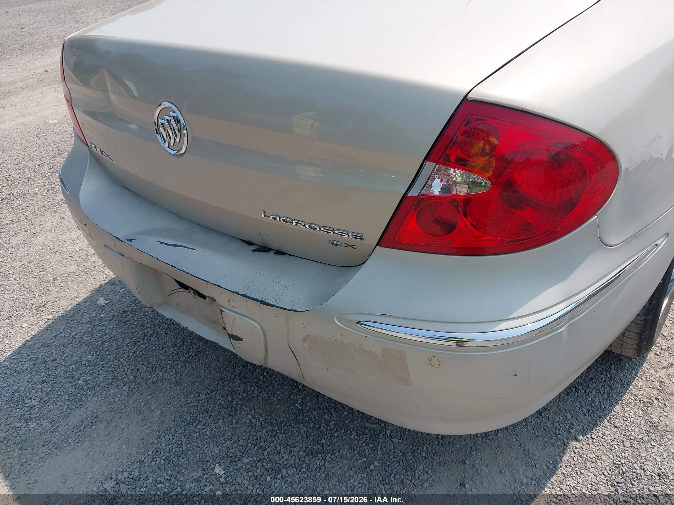 2008 Buick Lacrosse Cx Beige vin: 2G4WC582181169203