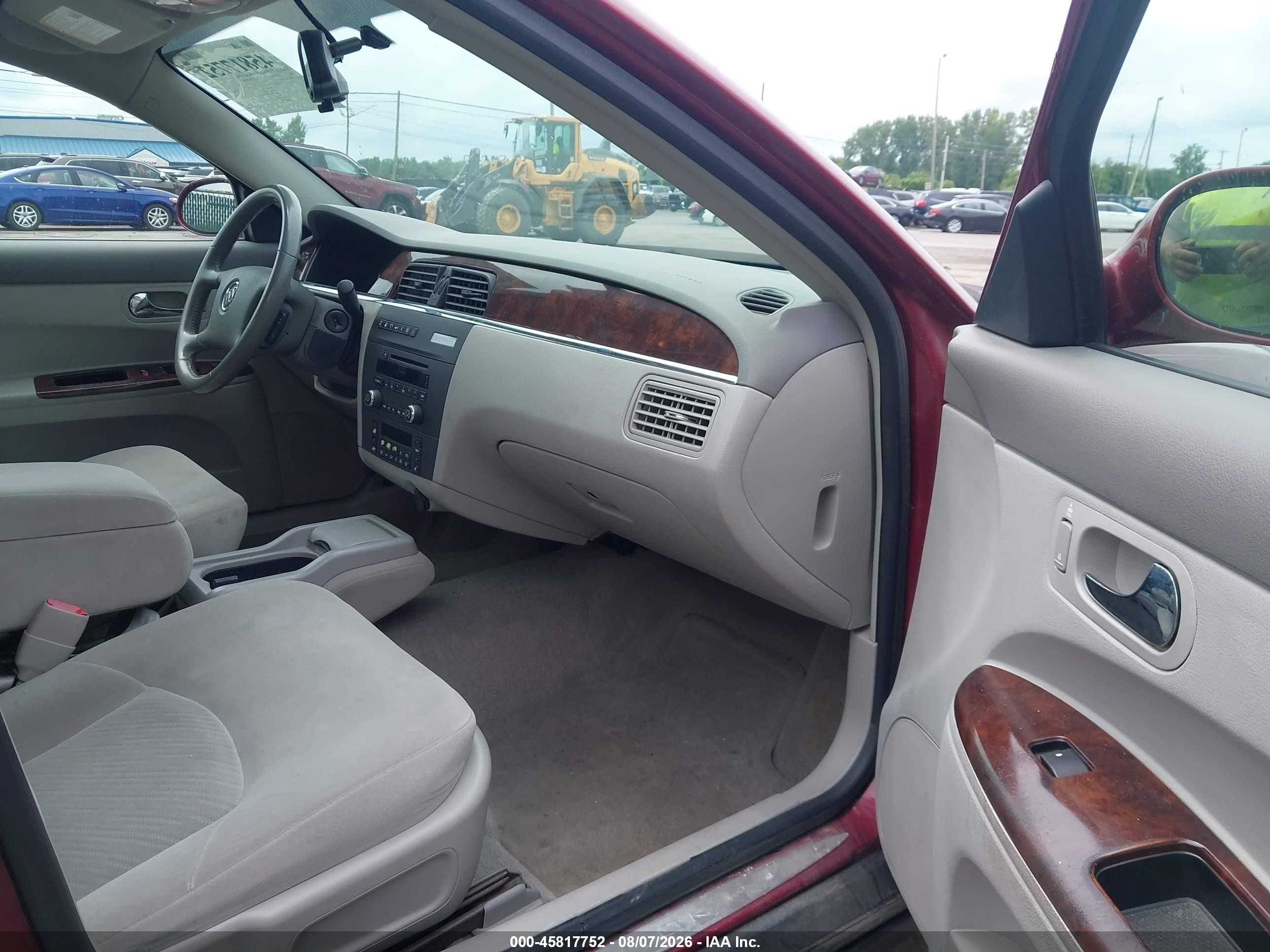 2008 Buick Lacrosse Cx Red vin: 2G4WC582181362225