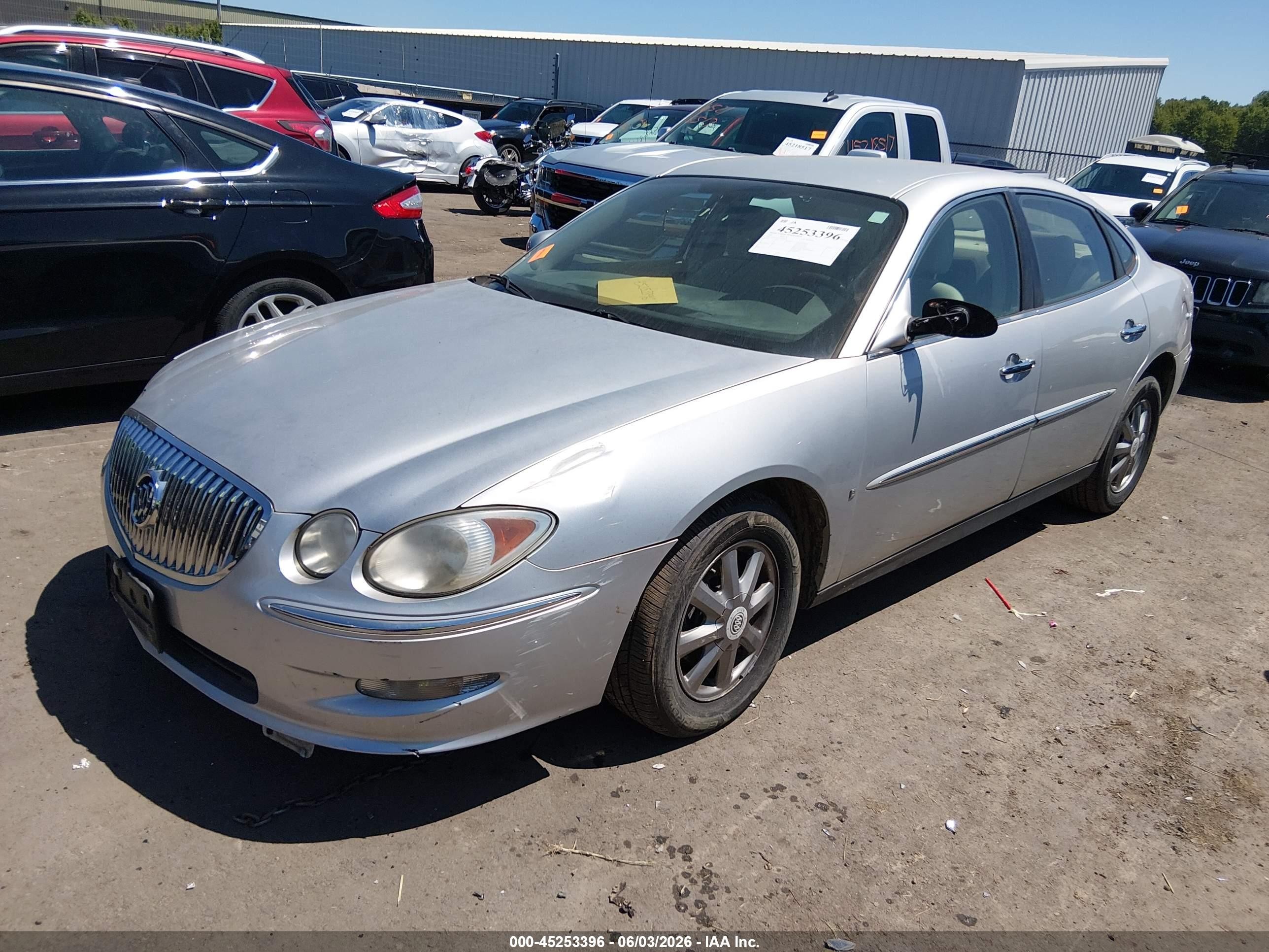2009 Buick Lacrosse Cx Silver vin: 2G4WC582191266046