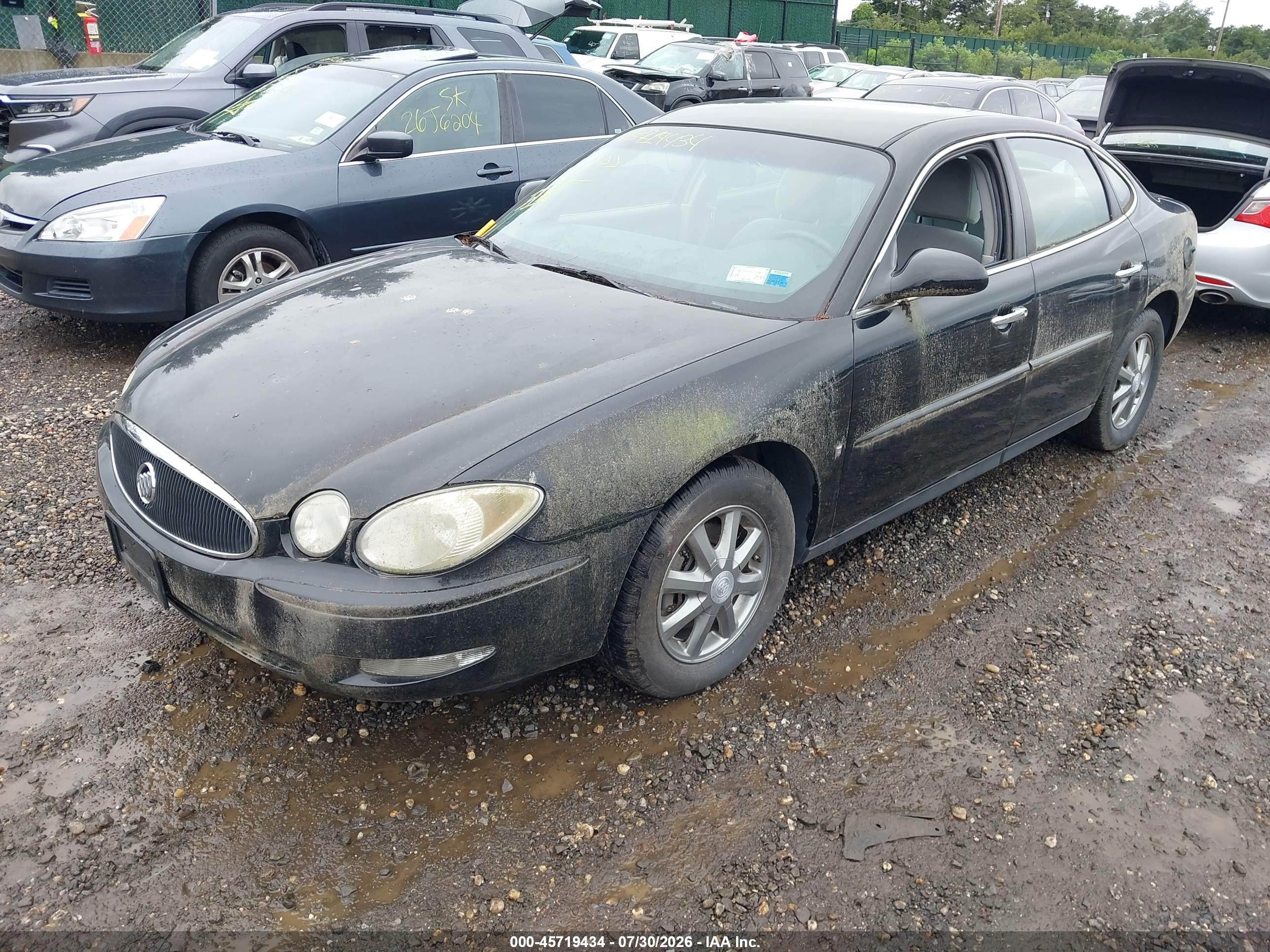 2007 Buick Lacrosse Cx Черный vin: 2G4WC582271130487
