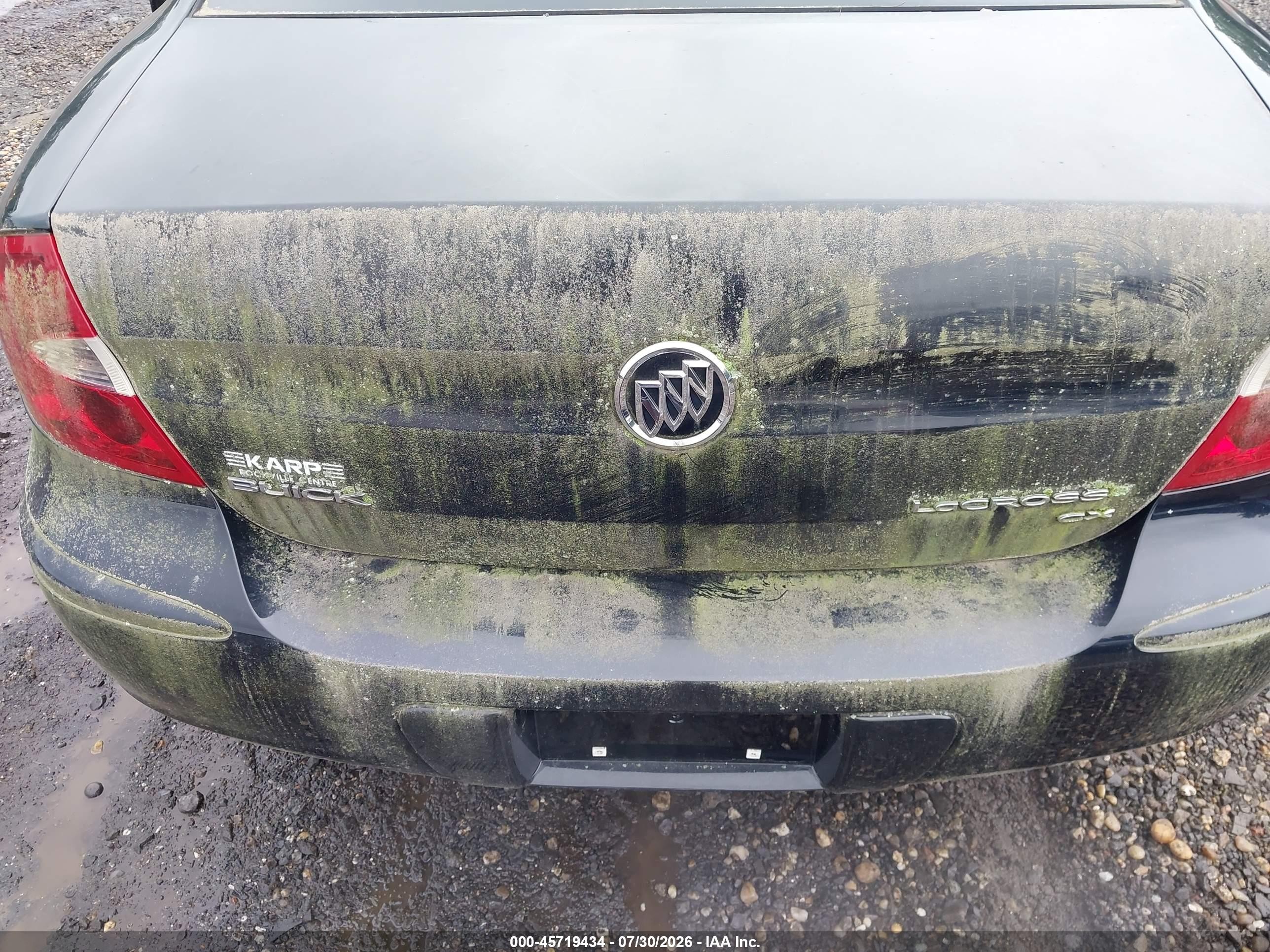 2007 Buick Lacrosse Cx Черный vin: 2G4WC582271130487
