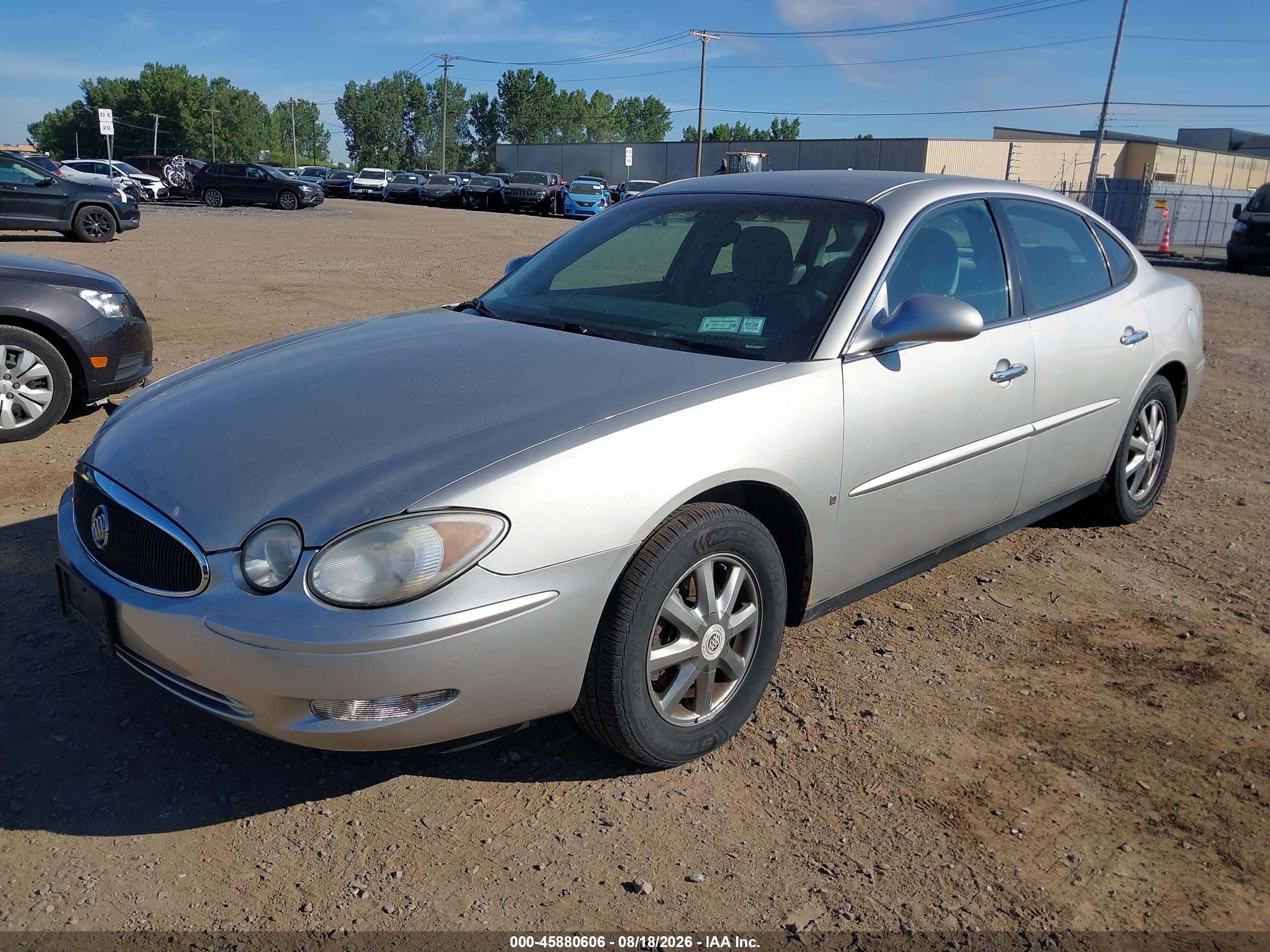 2007 Buick Lacrosse Cx Silver vin: 2G4WC582271162517