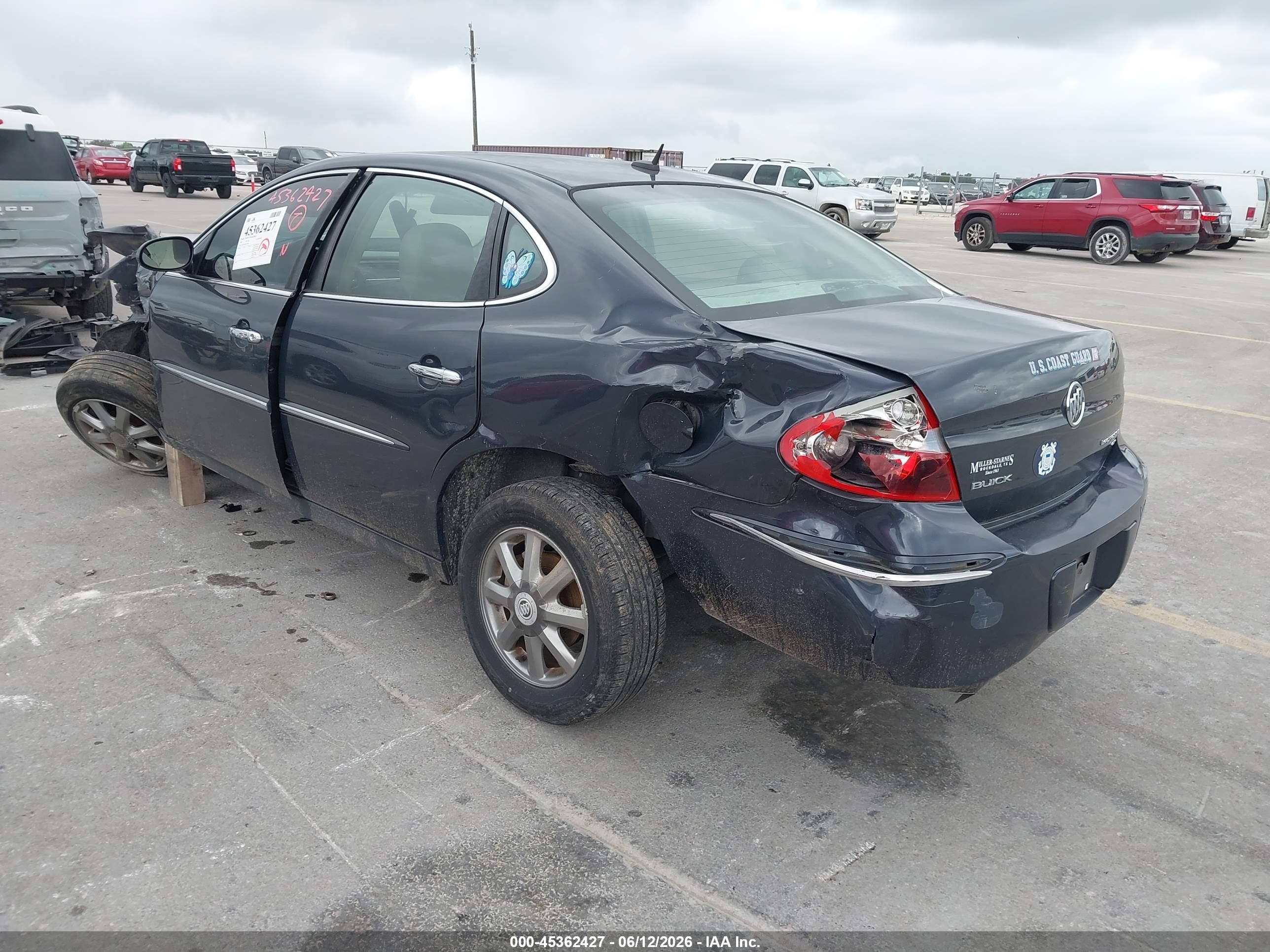 2008 Buick Lacrosse Cx Серый vin: 2G4WC582281196460