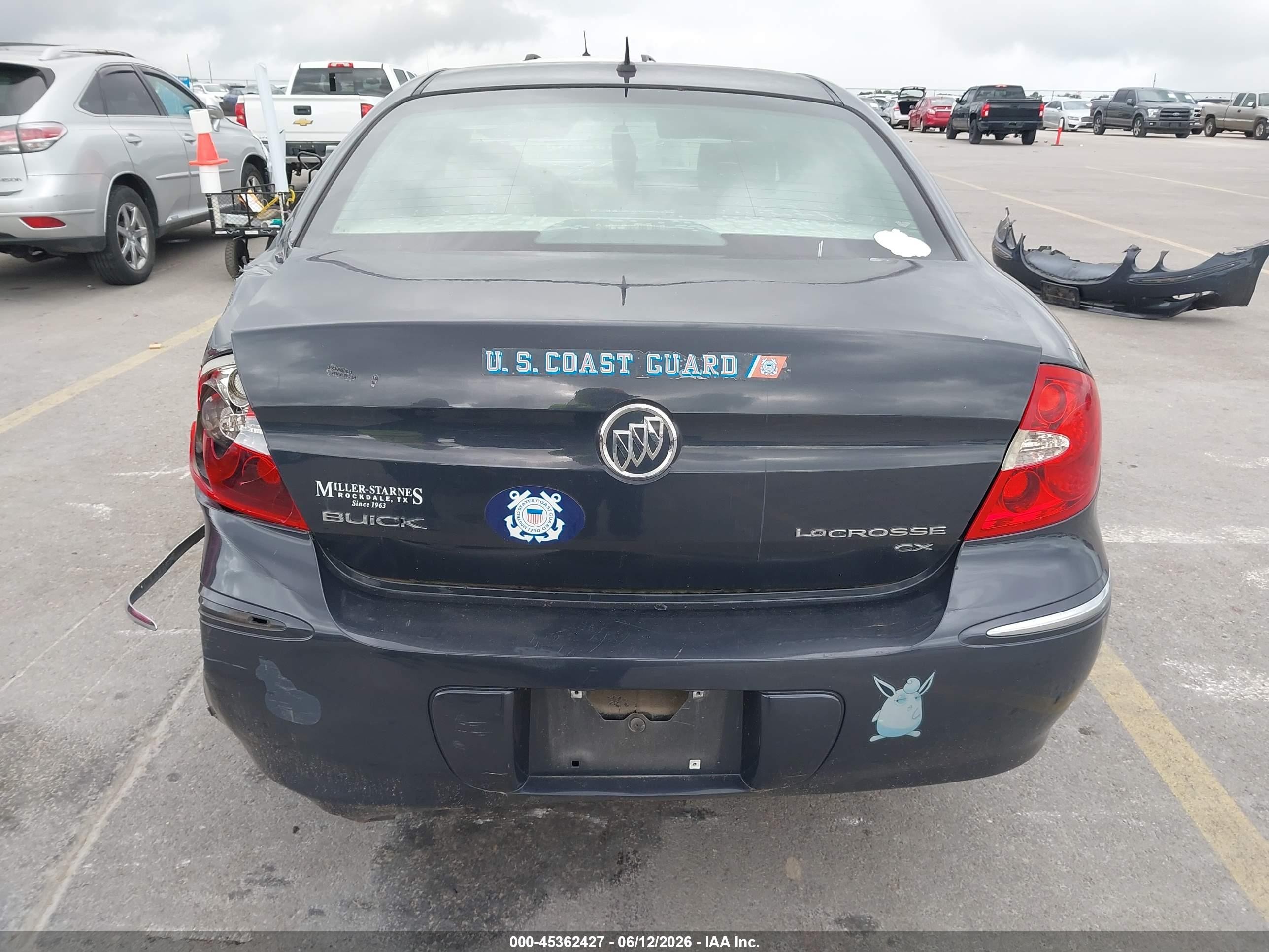 2008 Buick Lacrosse Cx Серый vin: 2G4WC582281196460
