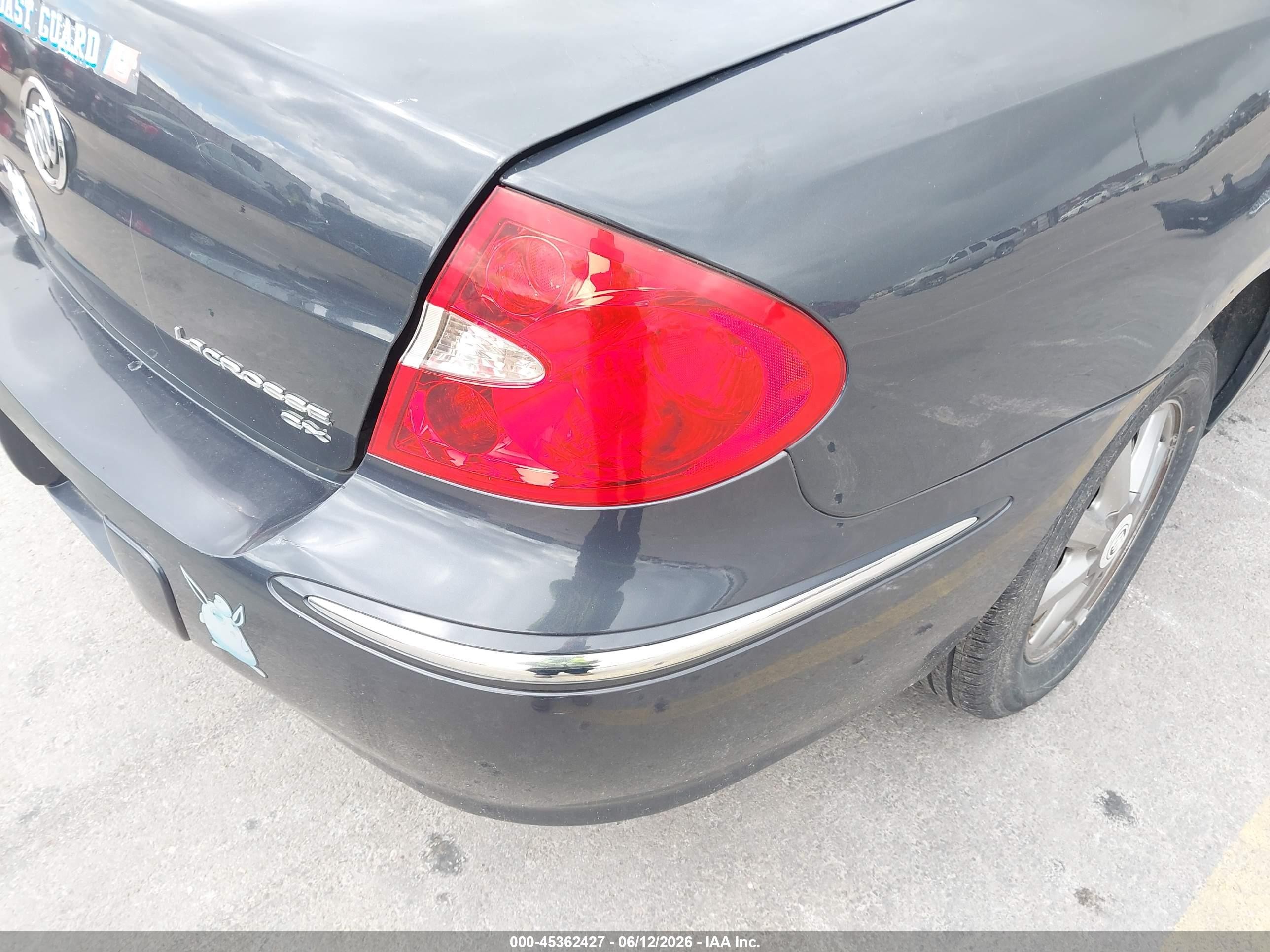 2008 Buick Lacrosse Cx Серый vin: 2G4WC582281196460