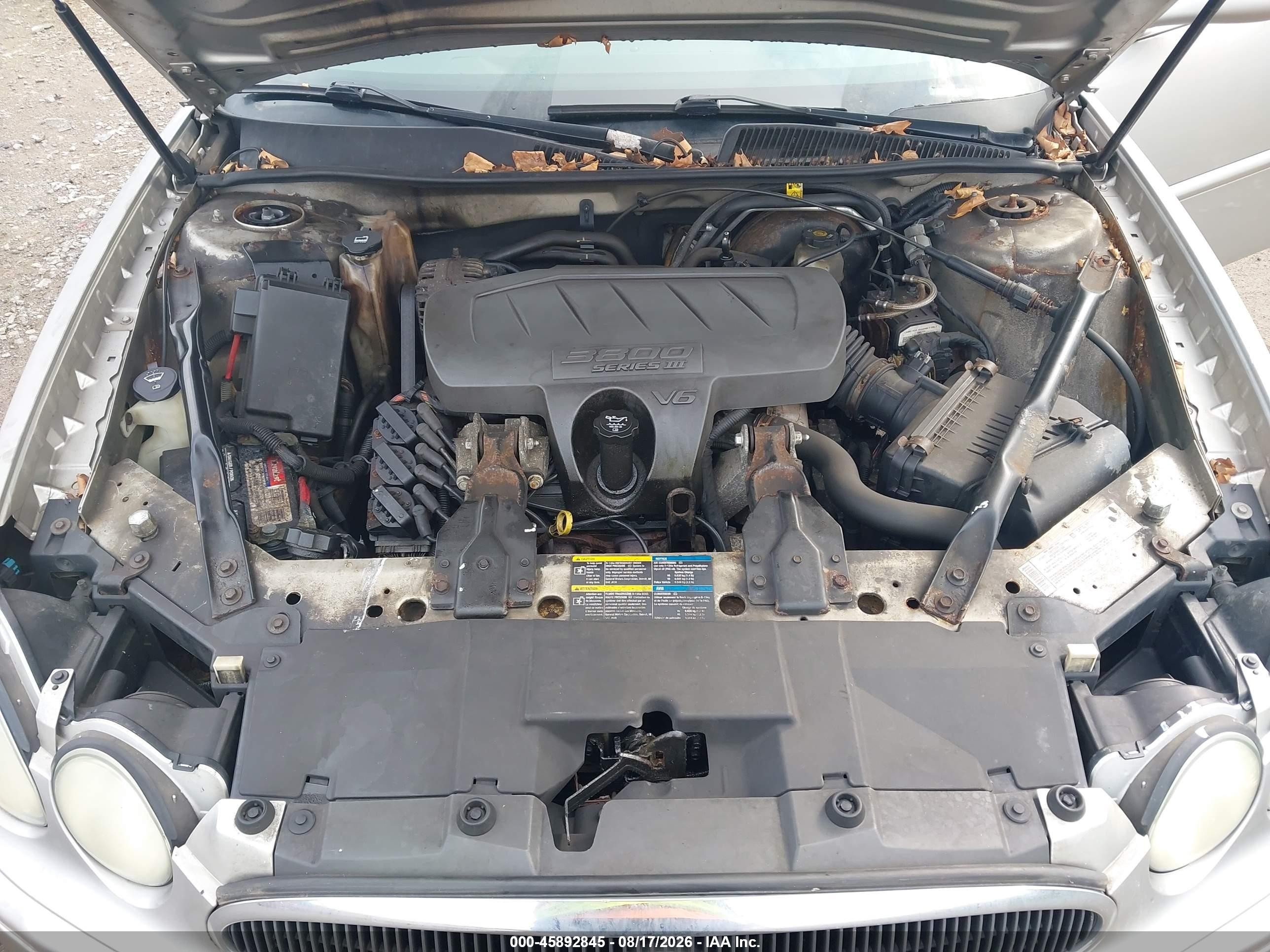 2006 Buick Lacrosse Cx Silver vin: 2G4WC582361310611